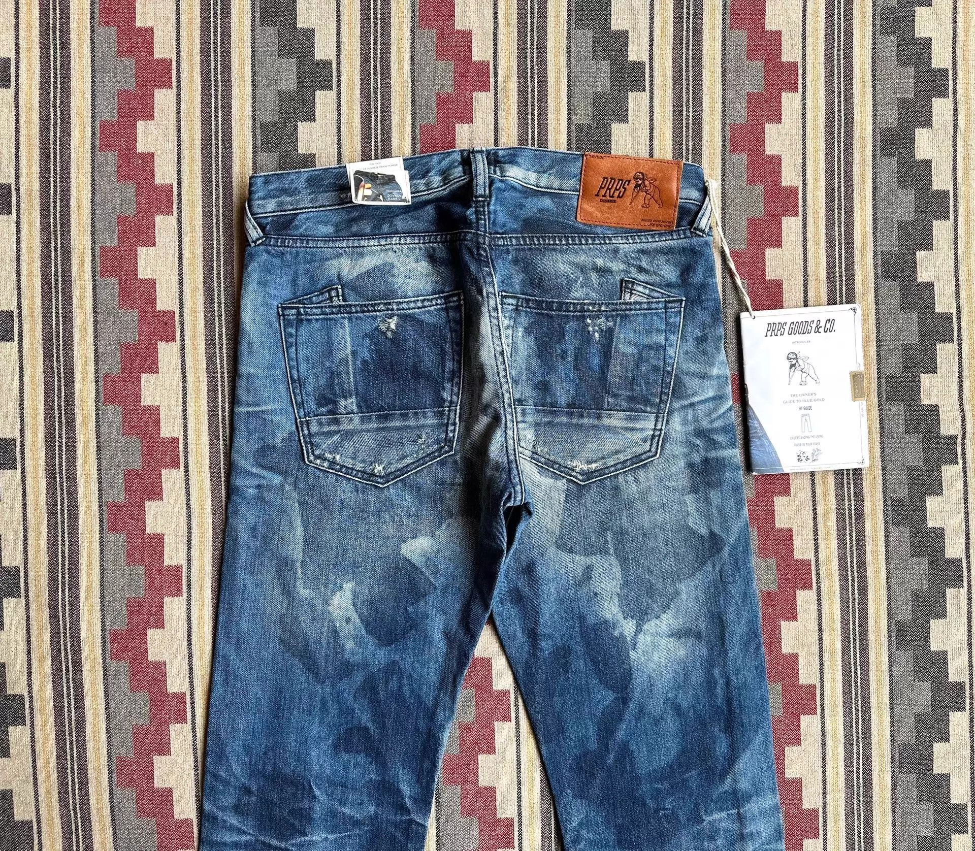 Prps PRPS GOODS&CO Heavy Acid Embroidered Patch Jeans 30 Size US 30 / EU 46 - 7 Thumbnail