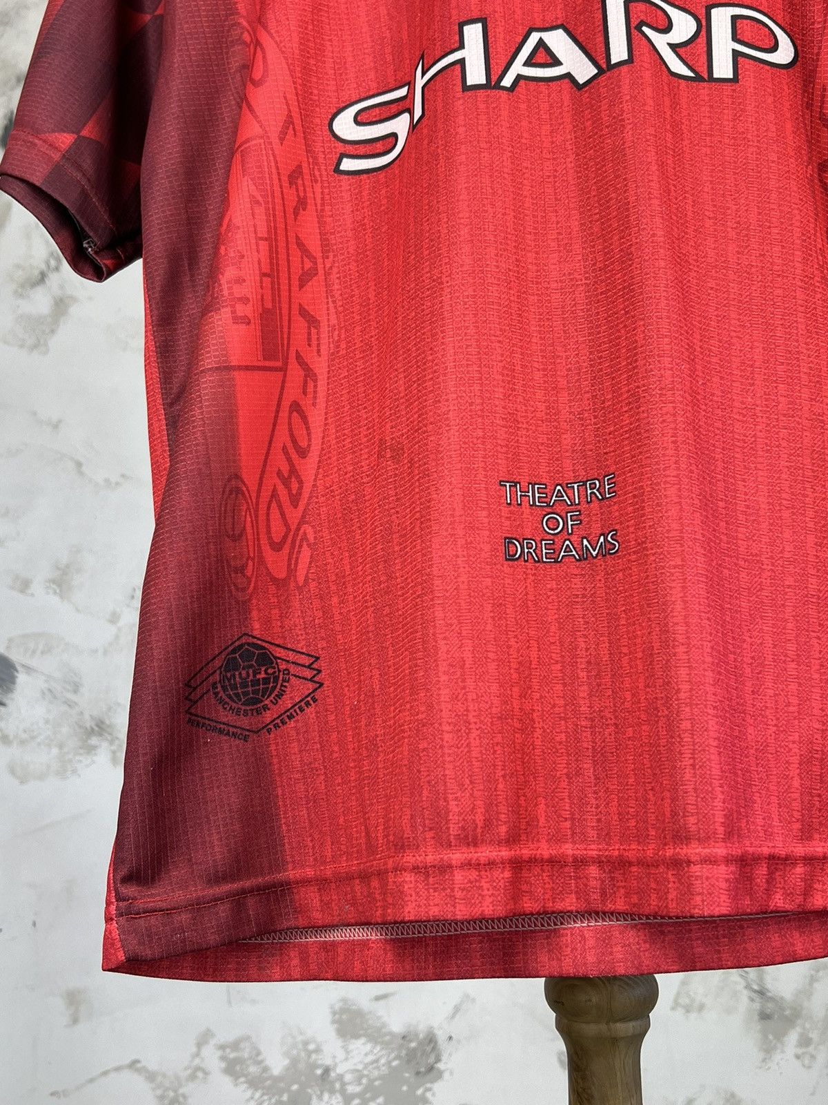 Vintage Vintage Manchester United Sharp Fan Jersey Size L - XL Size US XL / EU 56 / 4 - 4 Thumbnail