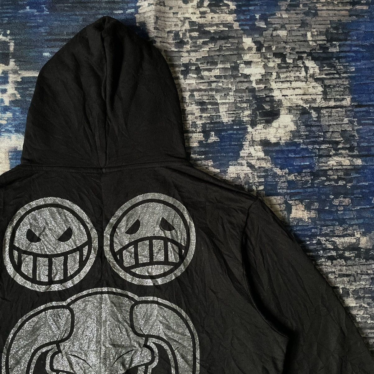Anime 🔥RARE🔥 PORTGAS D ACE ONE PIECE ANIME MANGA BLACK HOODIE Size US L / EU 52-54 / 3 - 13 Thumbnail