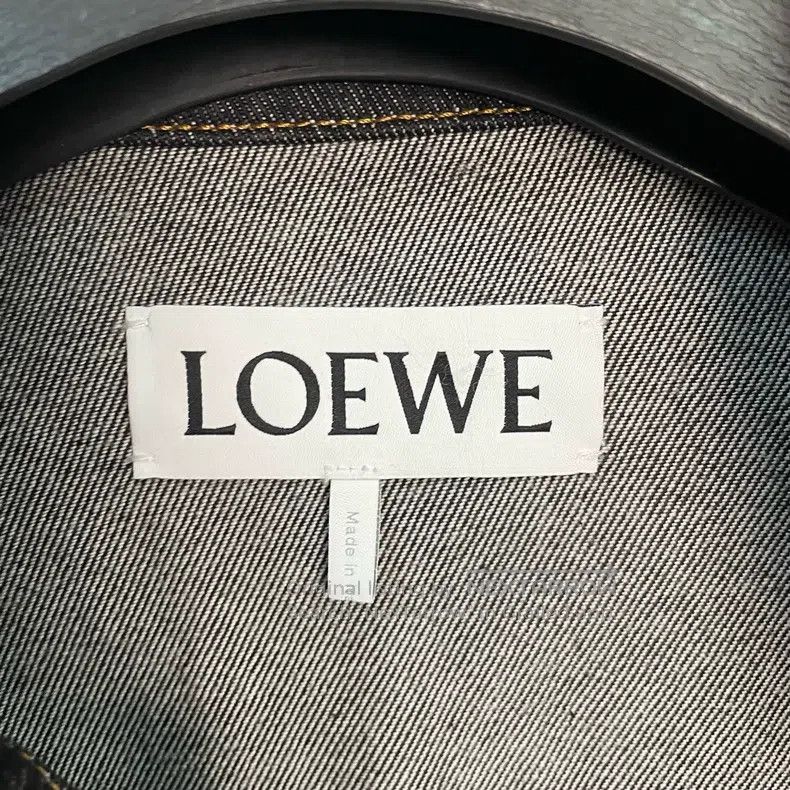 Loewe Loewe Black and Gray Geometric Line Denim Jacket Size US S / EU 44-46 / 1 - 3 Thumbnail
