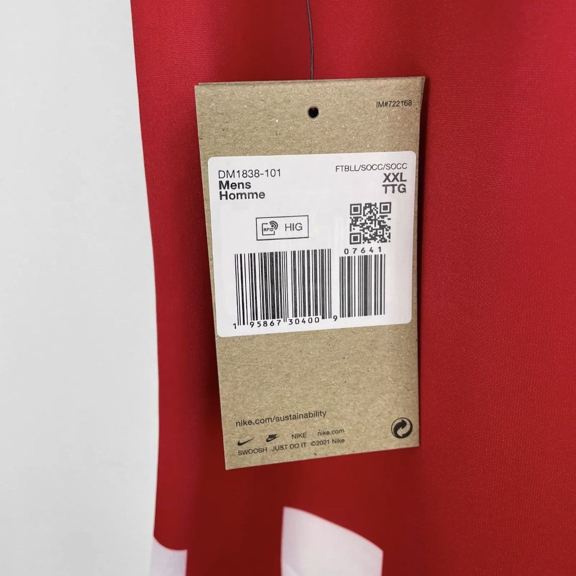 Nike Atletico Madrid Nike Home Jersey Shirt Men 2022/2023 sz XXL Size US XXL / EU 58 / 5 - 10 Thumbnail