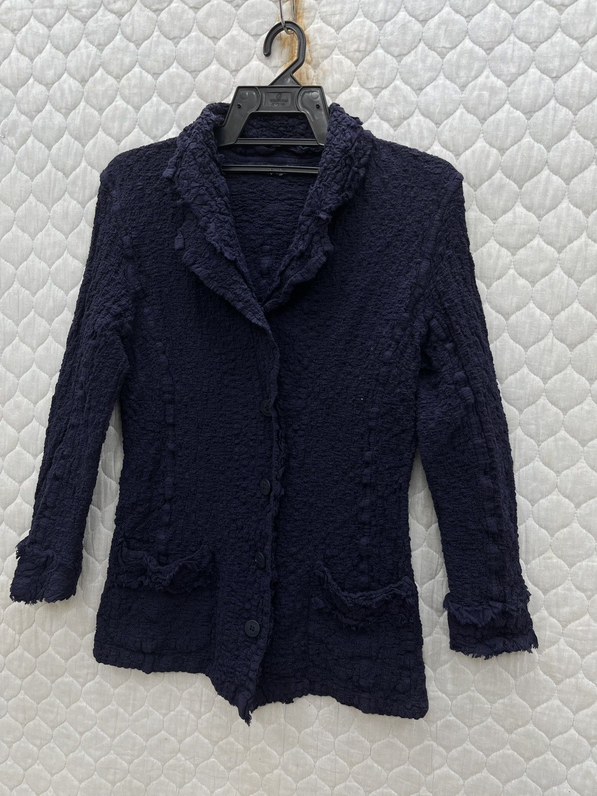 Issey Miyake 🔥🔥🔥ARCHIVE ISSEY MIYAKE ELASTIC JACKET / CARDIGAN Size M / US 6-8 / IT 42-44 - 3 Thumbnail