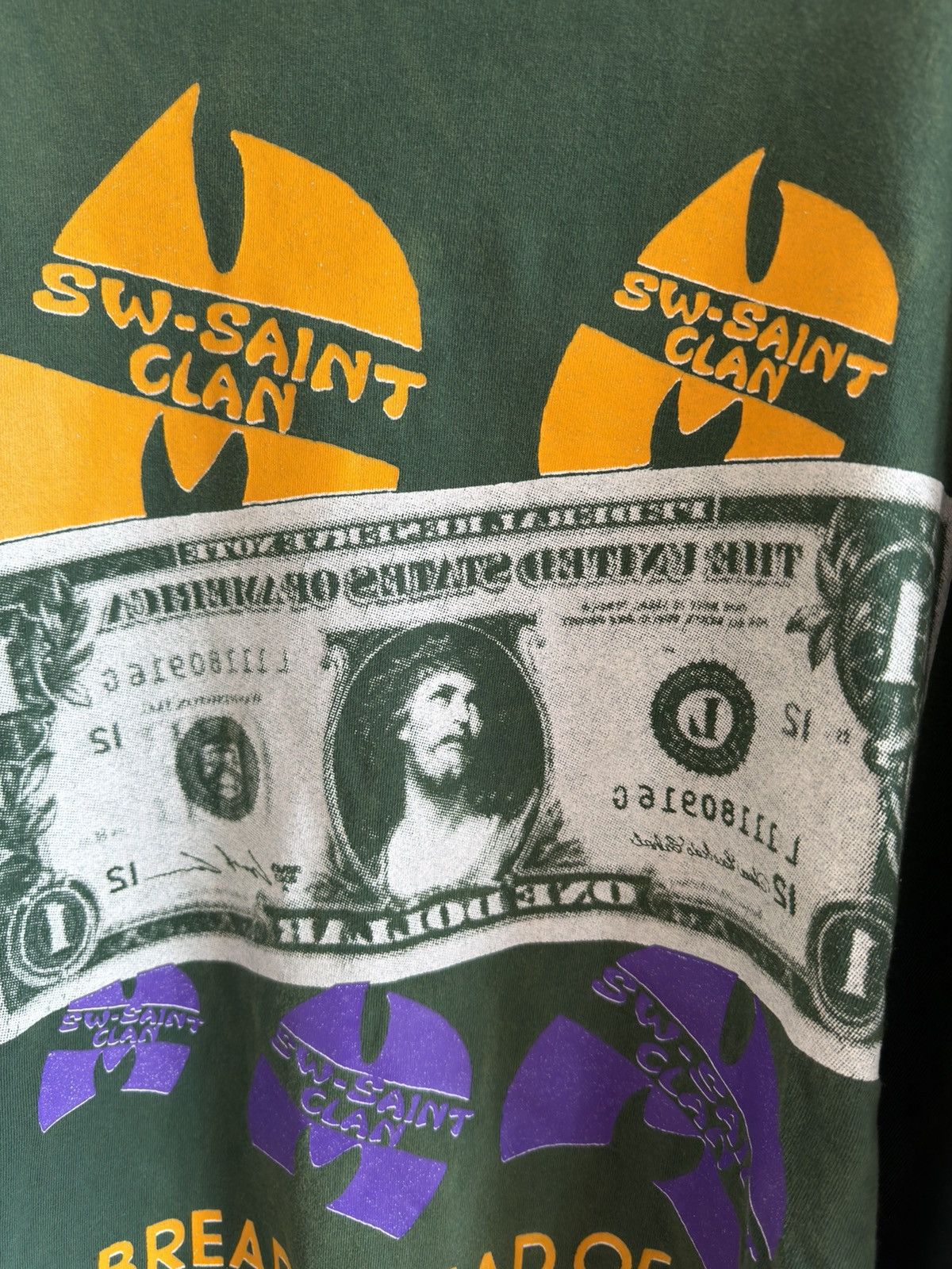 Saint Michael SAINT MICHAEL X WUTANG CLAN X SEAN WOTHERSPOON GOD TEE XXL Size US XXL / EU 58 / 5 - 2 Thumbnail