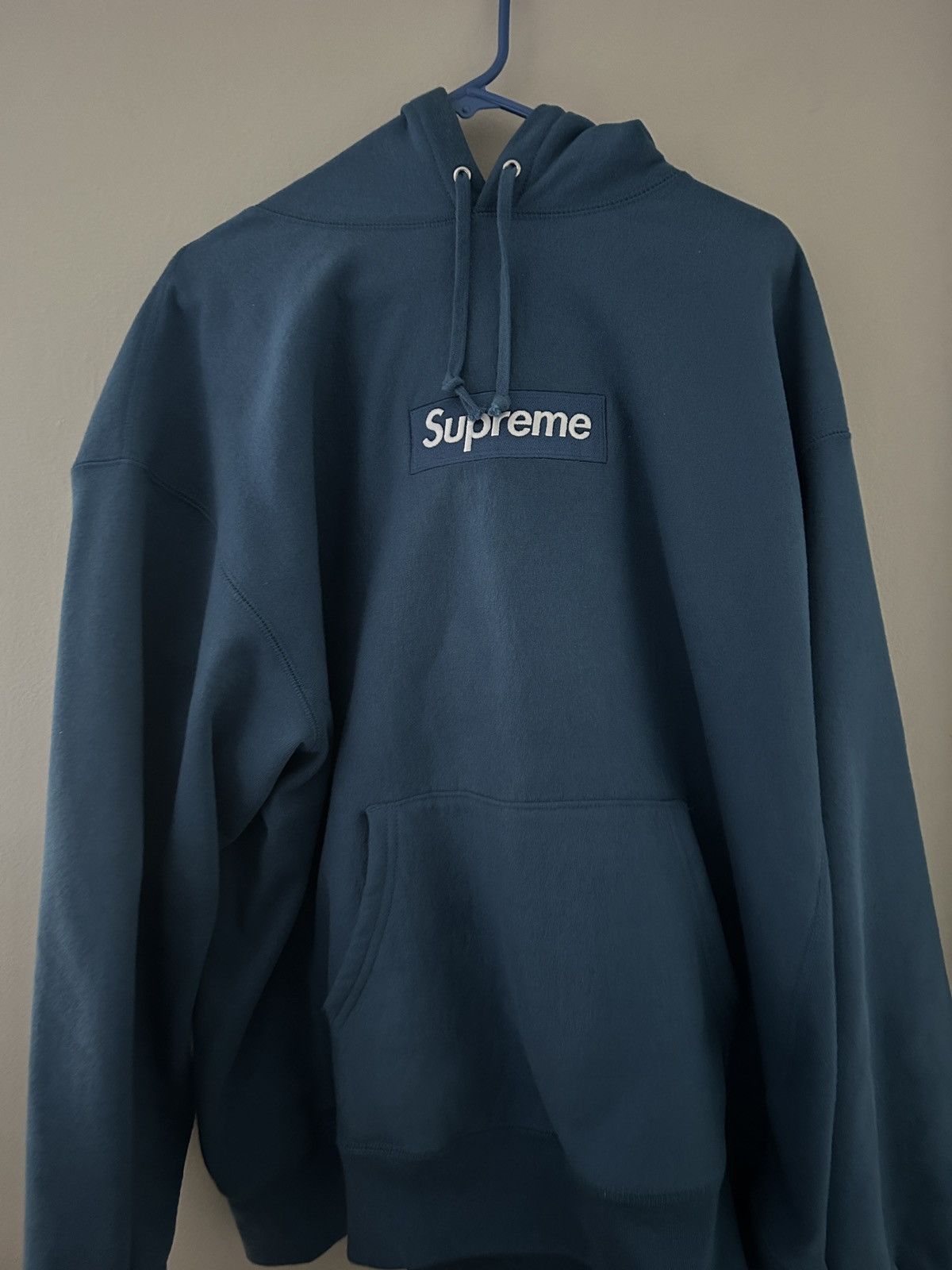 image of Blue Supreme Box Logo Fw 23, Men's (Size XL)