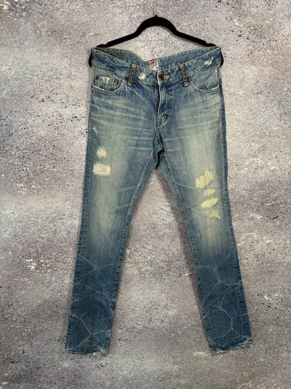 Japanese Brand × Prps × Vintage PRPS JAPAN DENIM VINTAGE PURPLE LABEL IMPALA JEANS DSTD Size 30" / US 8 / IT 44 - 1 Thumbnail
