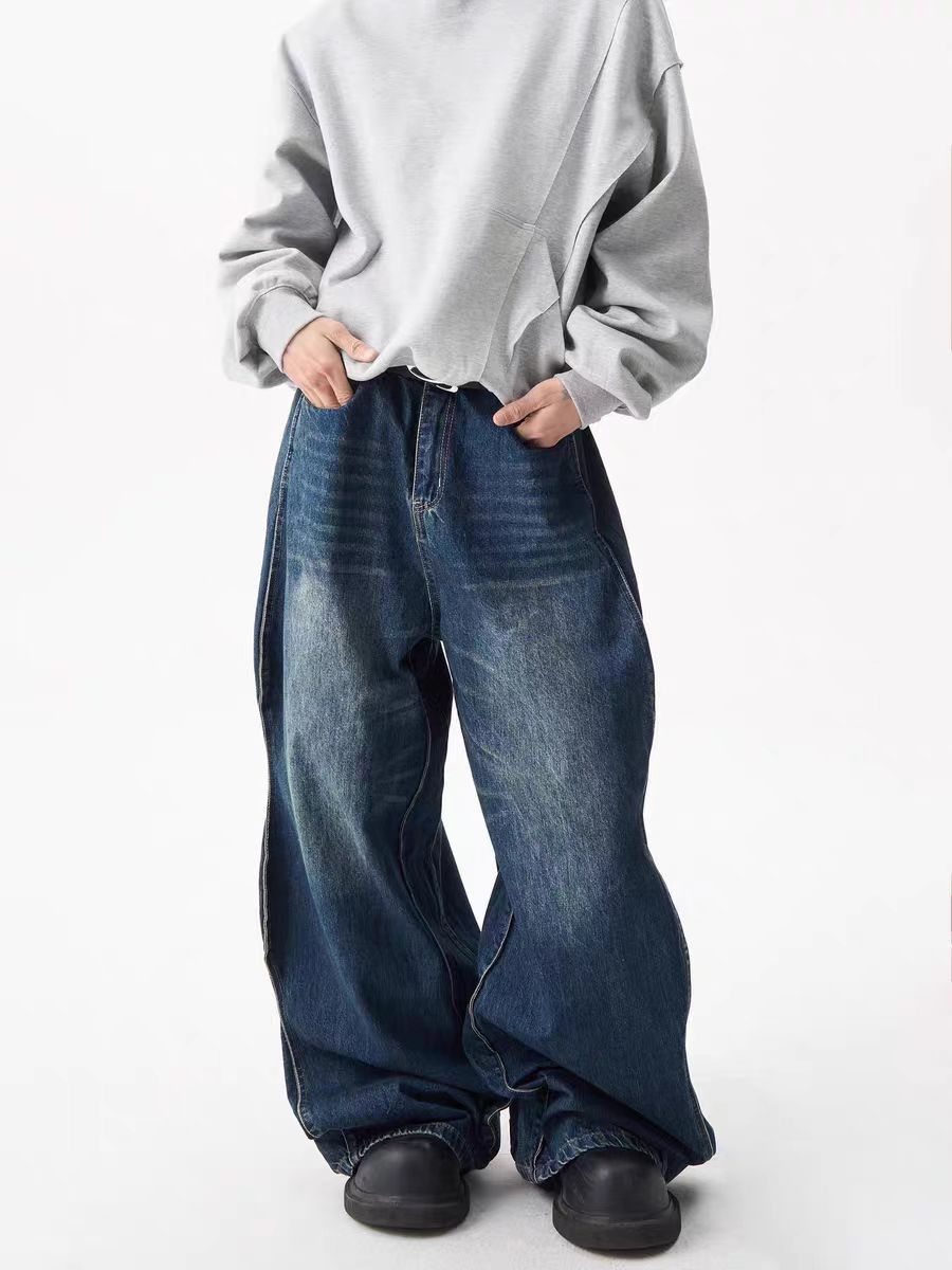 Japanese Brand Vintage Hip Hop Harajuku Cowboy Wavy Pants Jeans y2k 90’s Size US 32 / EU 48 - 7 Thumbnail