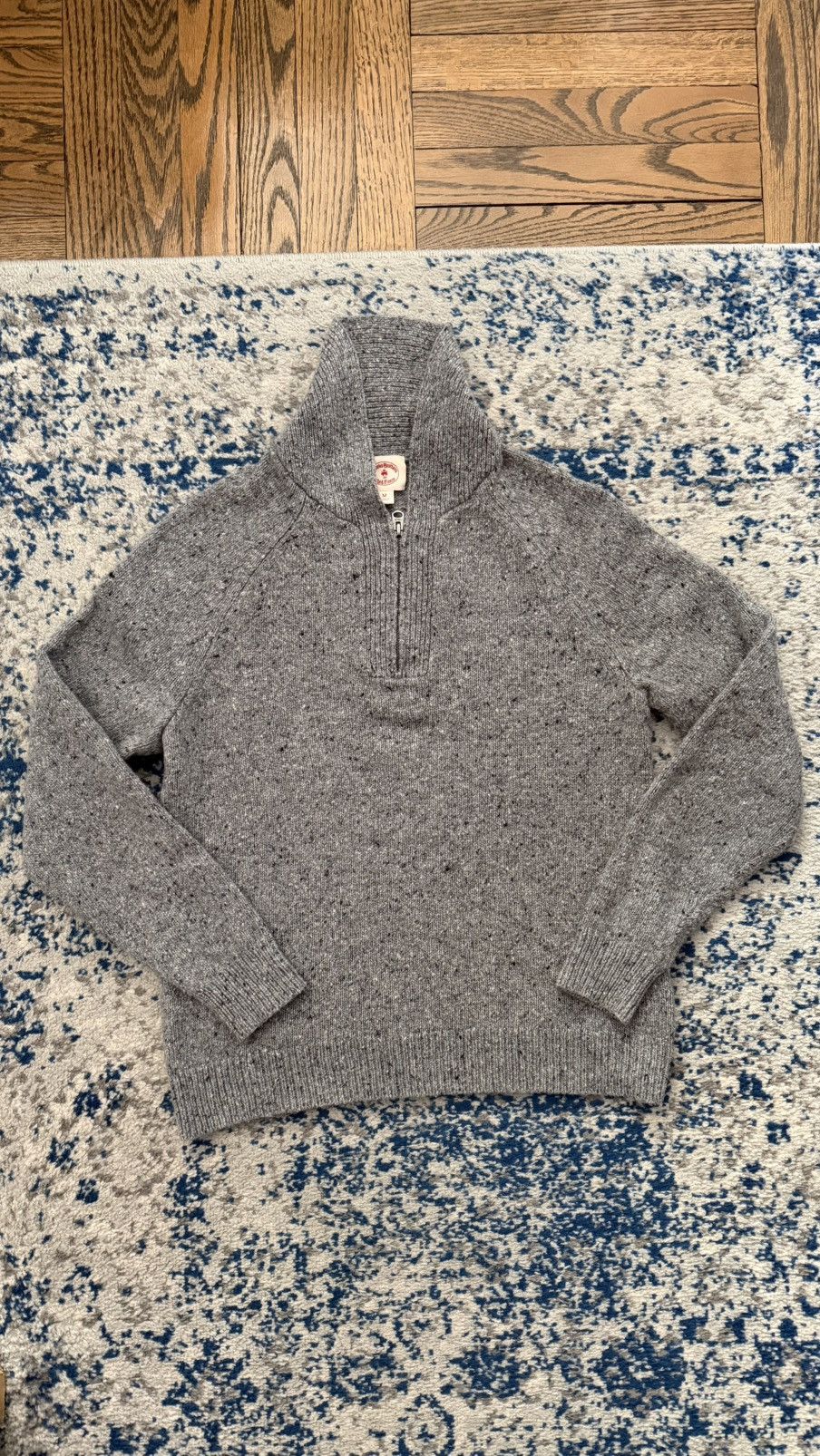 Brooks Brothers Brooks Brothers Red Fleece Shawl Sweater Size US M / EU 48-50 / 2 - 1 Thumbnail