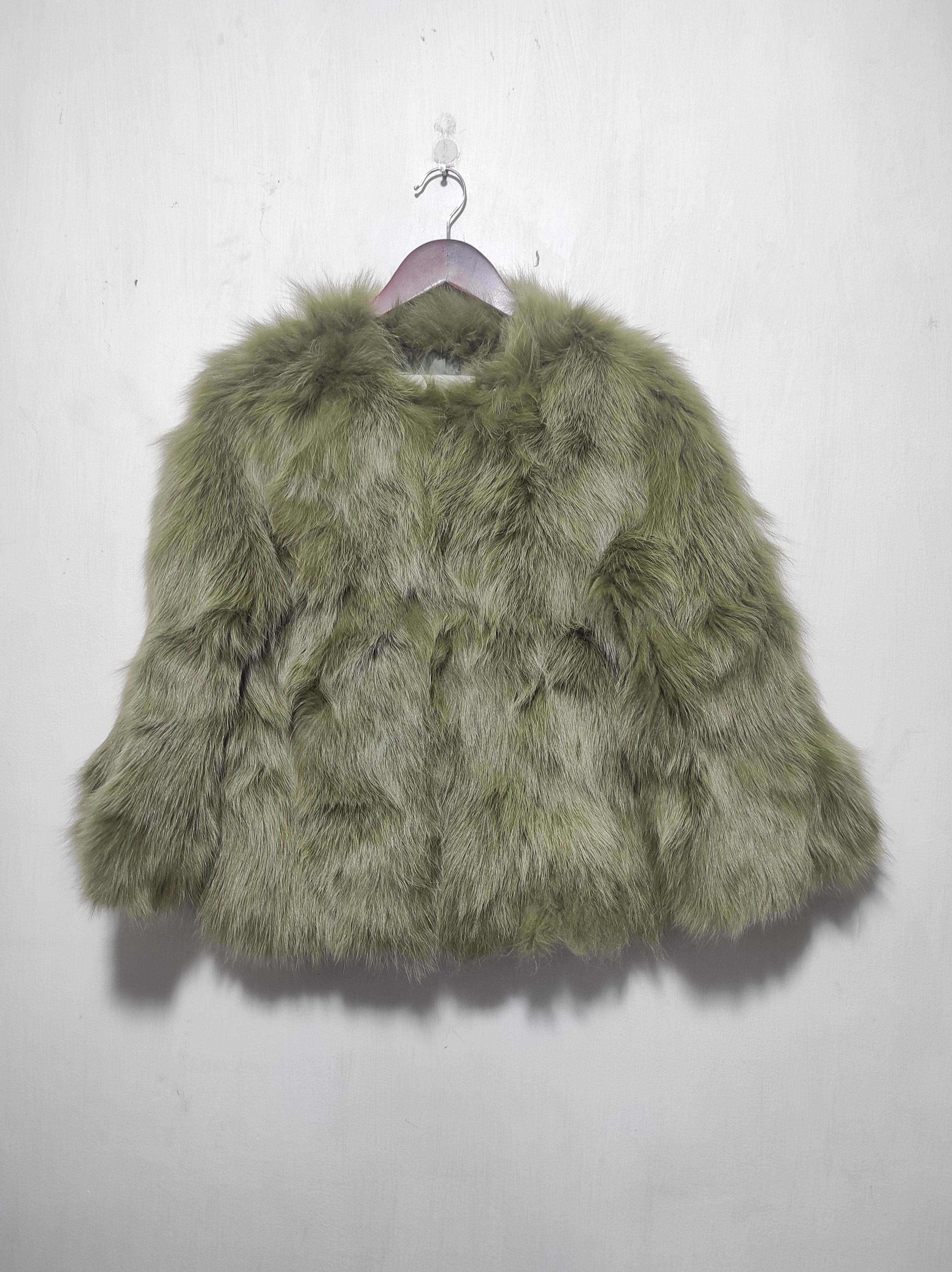 If Six Was Nine Li Hua Faux Fur Designer Winter Parka Coat Size S / US 4 / IT 40 - 2 Thumbnail