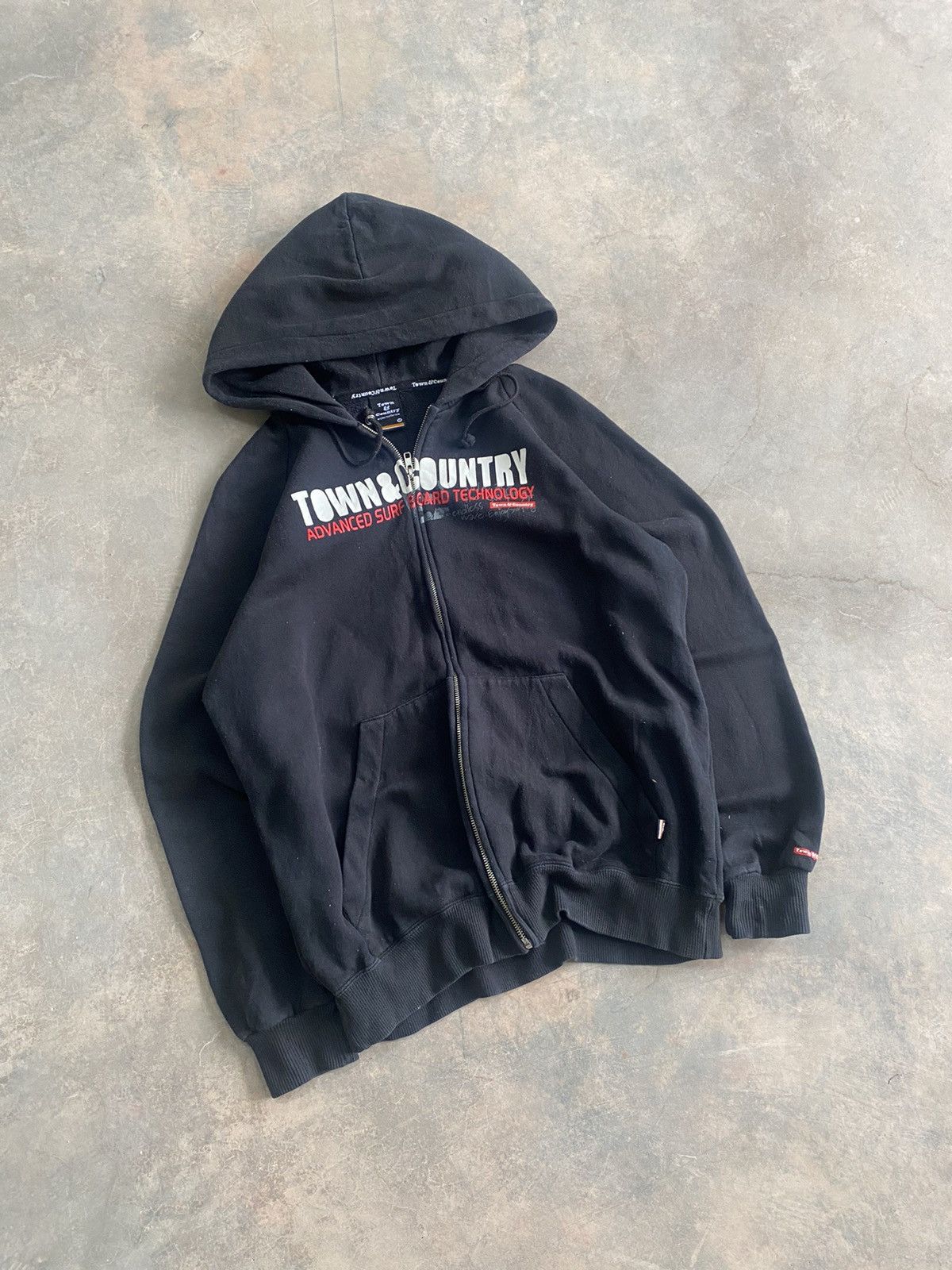 JNCO × Vintage T&C Surf Hip Hop Zipper Hoodie Poem Size US M / EU 48-50 / 2 - 3 Thumbnail