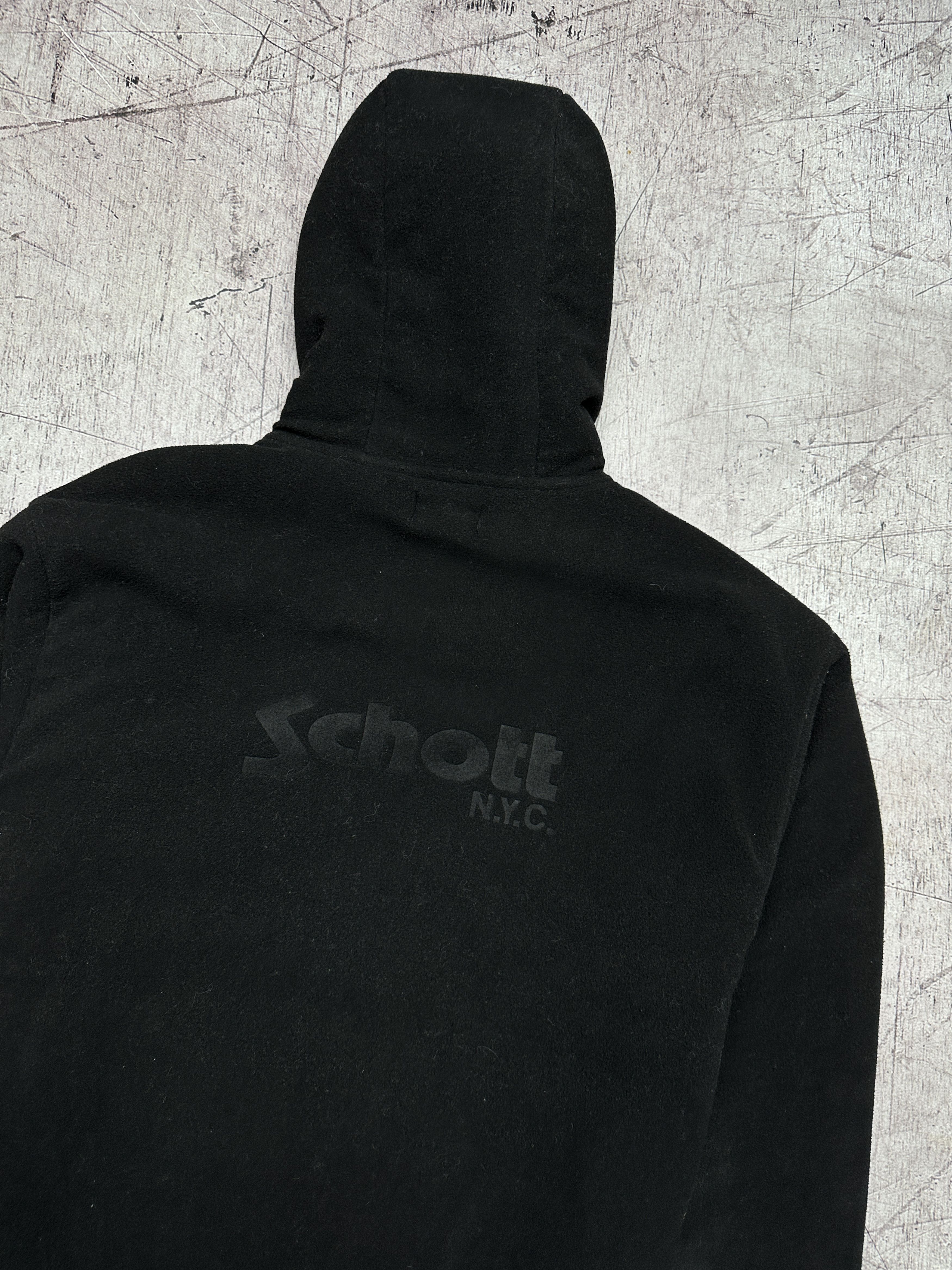 Schott × Vintage Schott NYC Vintage Mens Sherpa Fleece Jacket Size US M / EU 48-50 / 2 - 8 Thumbnail