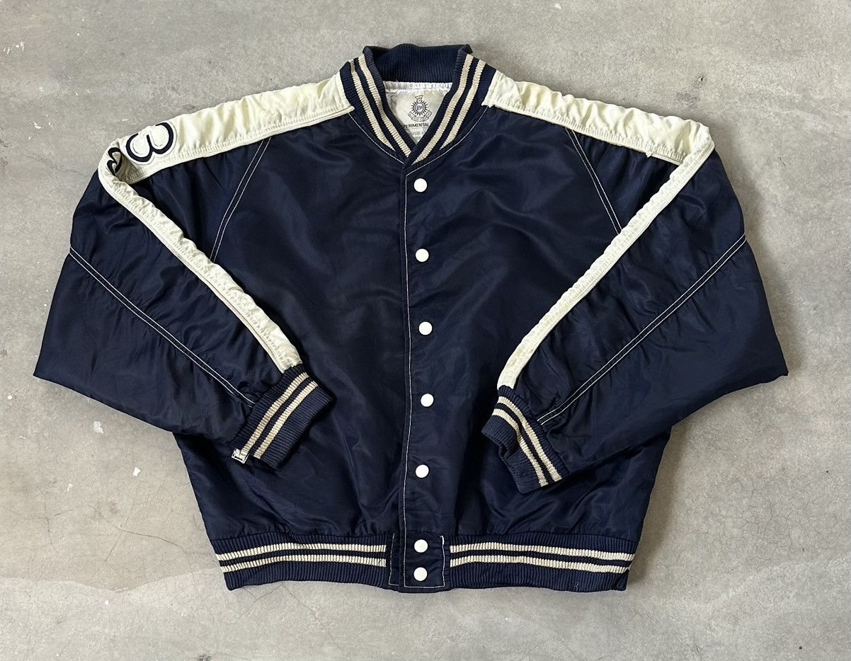 Japanese Brand EXPERIMENTAL WEAR BY BLUEWAY COMPANY BUTTON COACH JACKET Size US XL / EU 56 / 4 - 1 Thumbnail