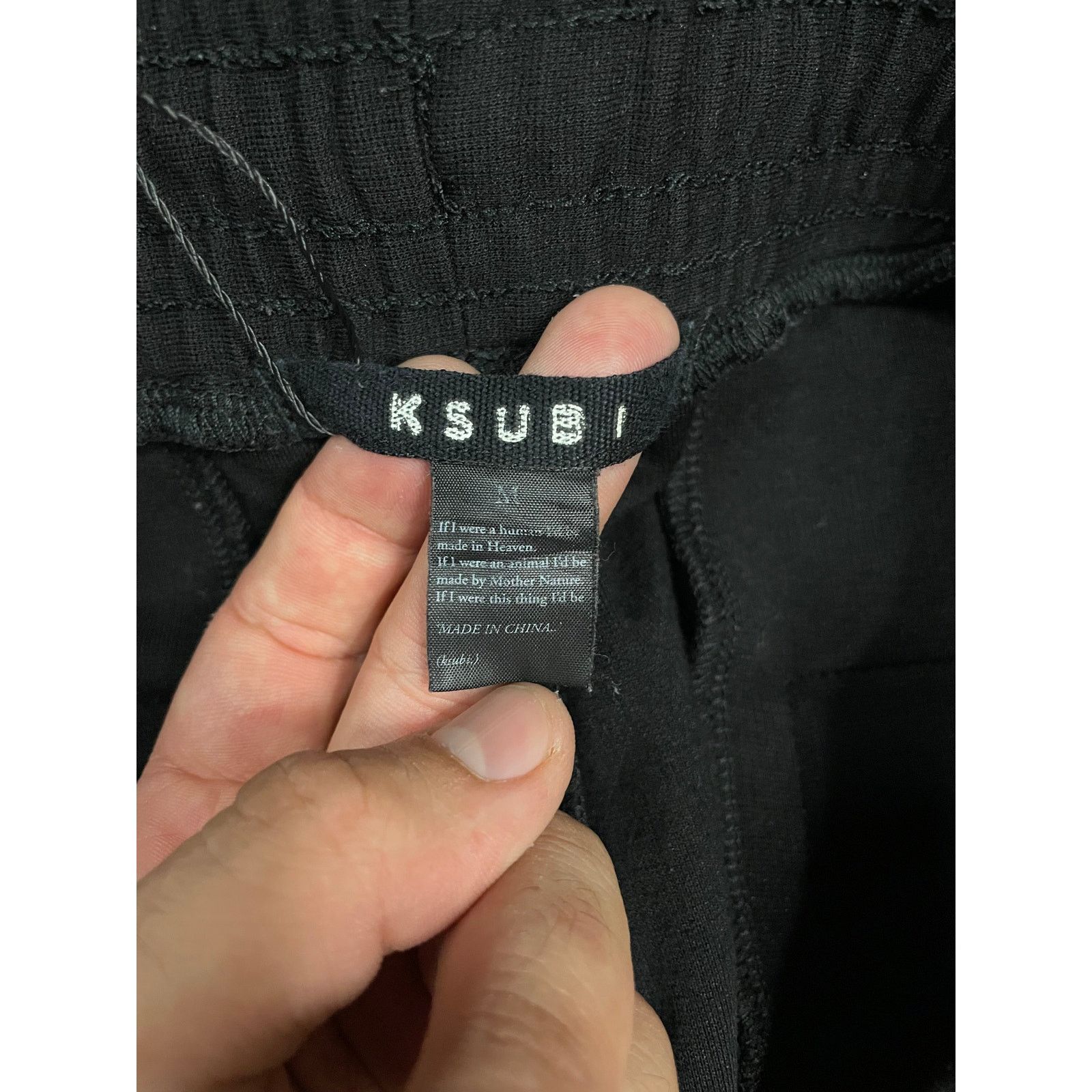 Ksubi Ksubi Sweats Black Gold Medium Used Size US 34 / EU 50 - 3 Thumbnail