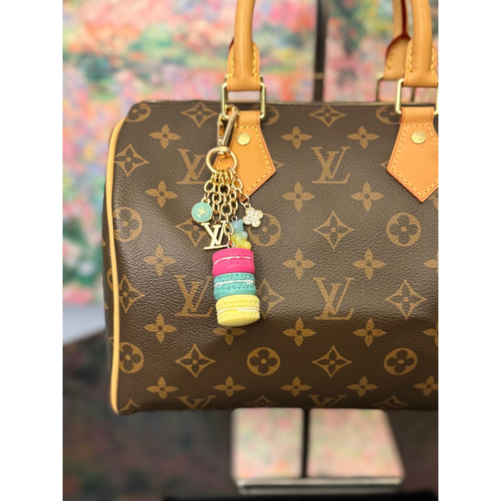 Handmade Adorable Handmade Designer Bag Purse Charm Keychain Size ONE SIZE - 2 Thumbnail