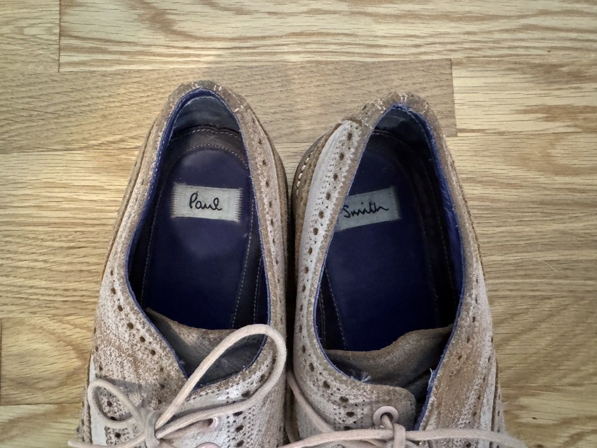 Paul Smith Paul Smith Mauve Pink Distressed Leather Derby US 10.5 Size US 10.5 / EU 43-44 - 7 Thumbnail
