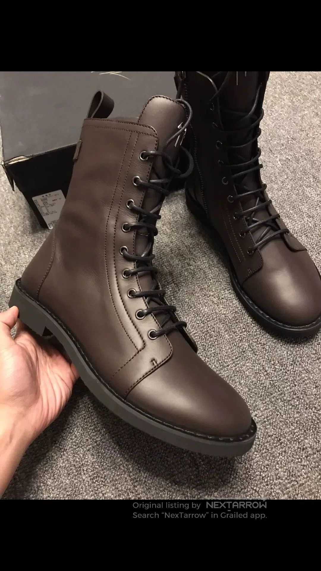 Giuseppe Zanotti Giuseppe Zanotti Brown Leather Boots. Size US 9 / EU 42 - 2 Thumbnail