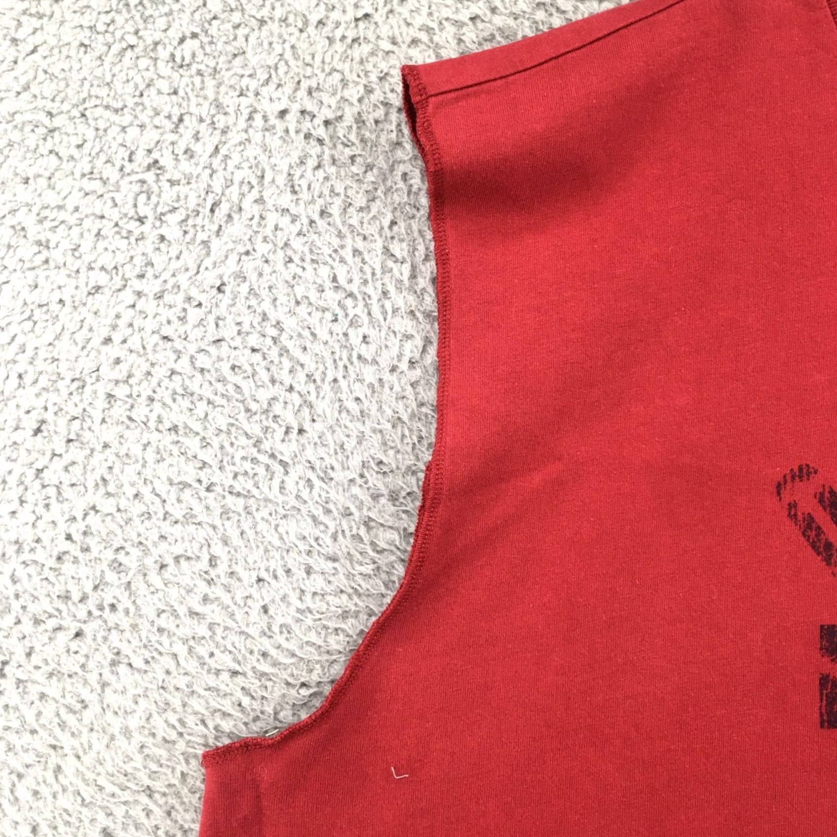 Old Navy Old Navy Vest Sleeveless Tank Top Shirt Mens XXL Crew Neck Summer Red Cotton NEW Shirt Mens XXL Red Cotton NEW Size 48R - 3 Thumbnail