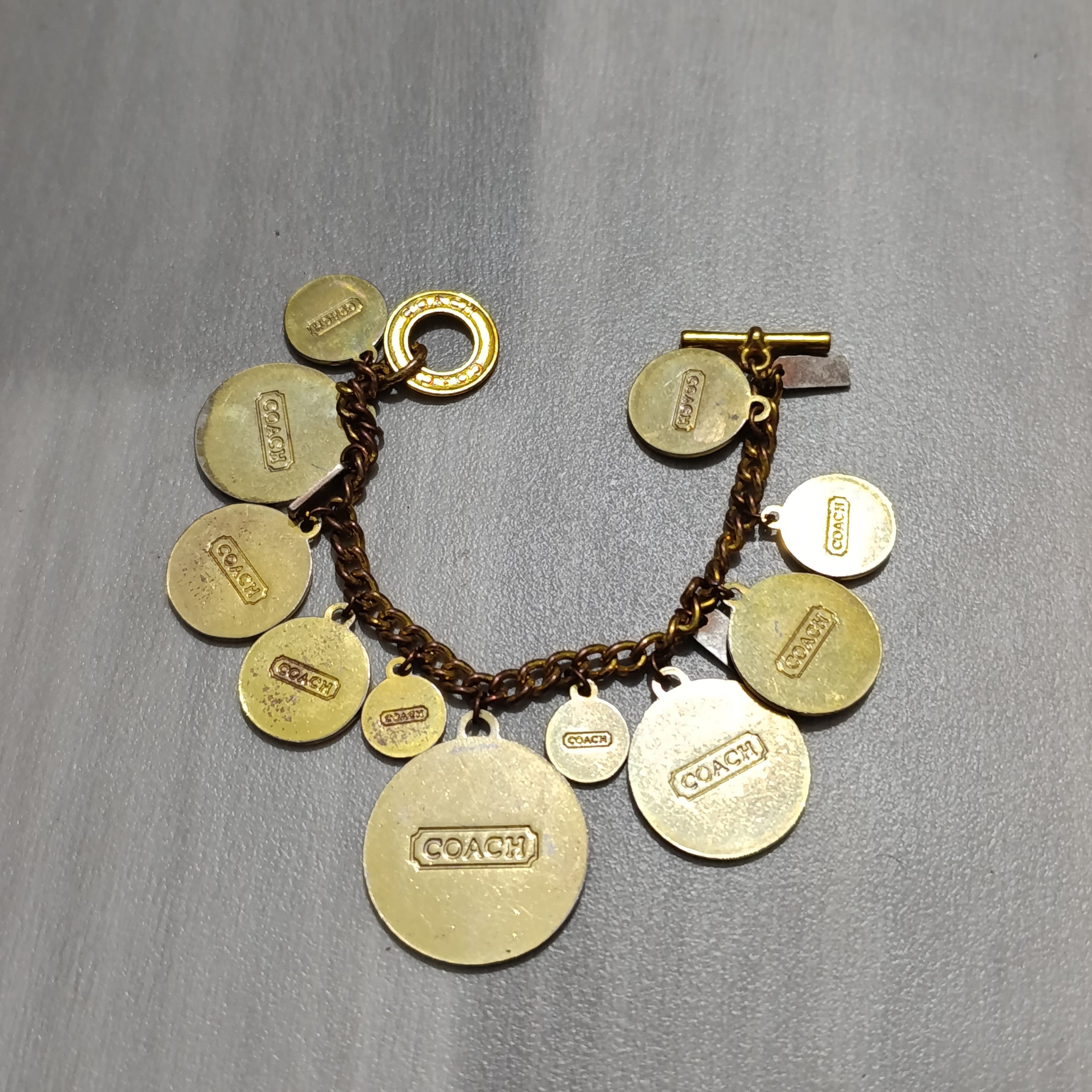 Coach VTG 90's Coach Charm bracelet Size ONE SIZE - 2 Thumbnail