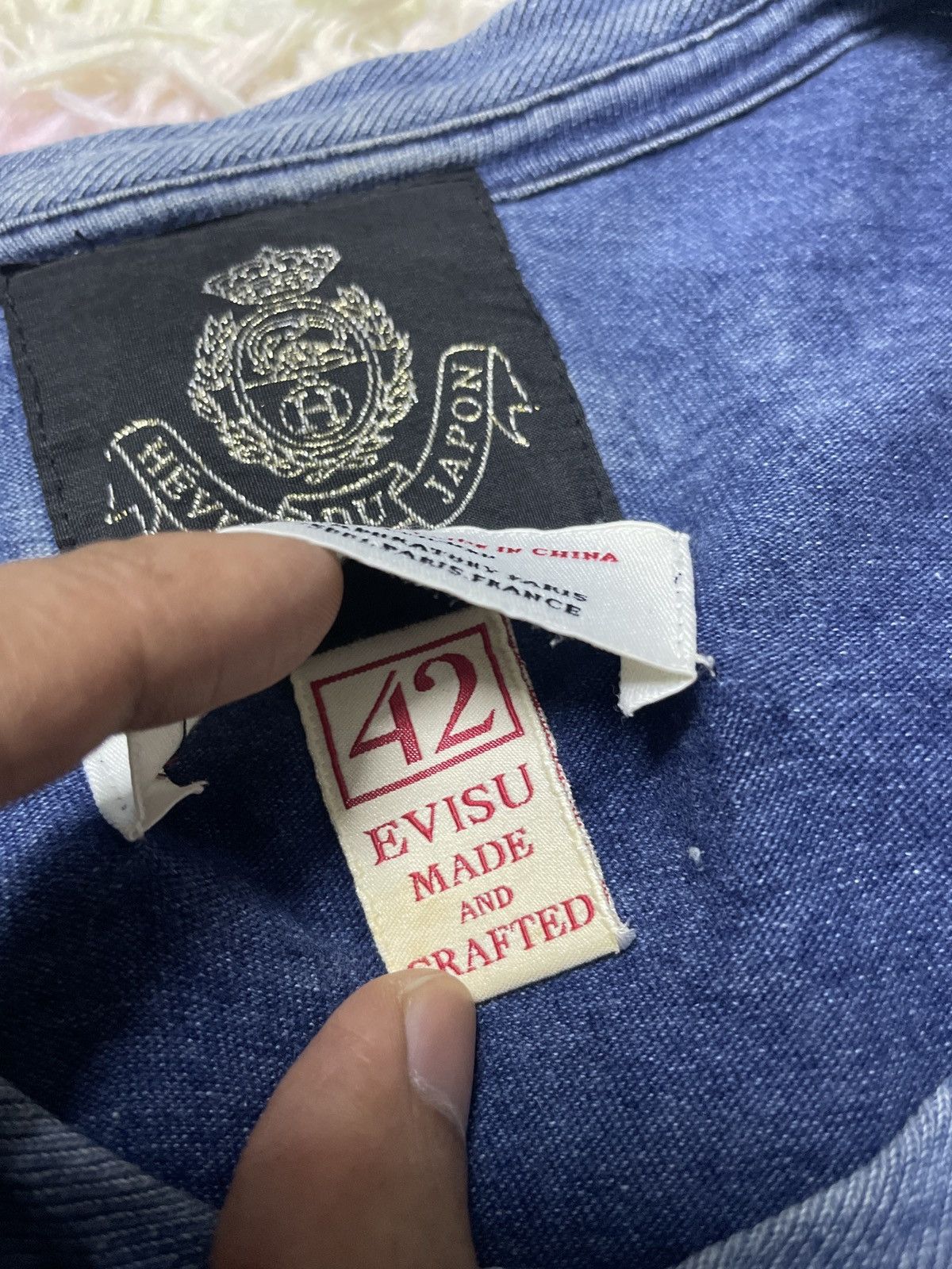 Evisu × Japanese Brand 💥Offer price💥Evisu Yamane long sleeve shirt Size US L / EU 52-54 / 3 - 8 Thumbnail