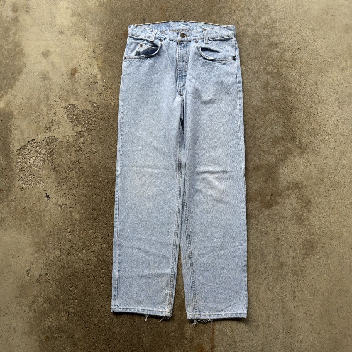 Vintage Levi's 560 Thrashed Faded Distressed Jeans ERD Grunge Size US 29 - 1 Thumbnail