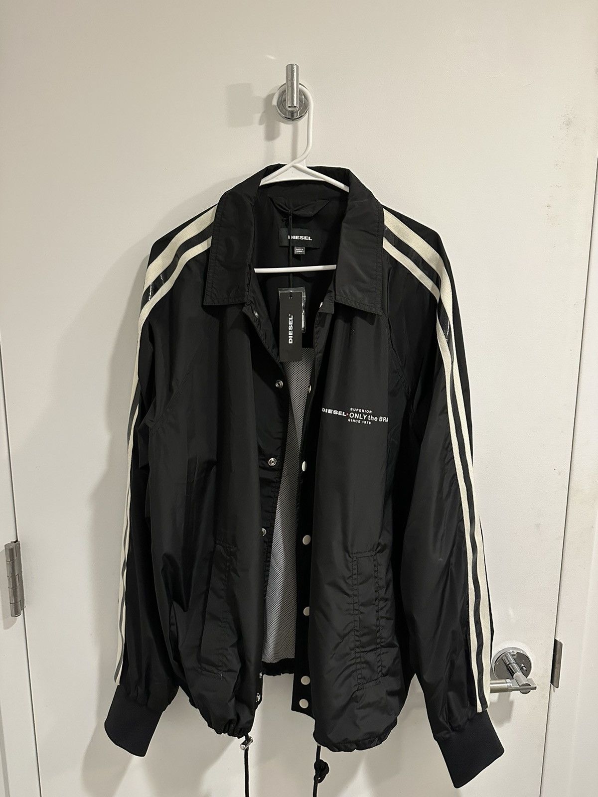 image of NWT - Diesel Akito Coach Jacket - in Black, Men's (Size 2XL)