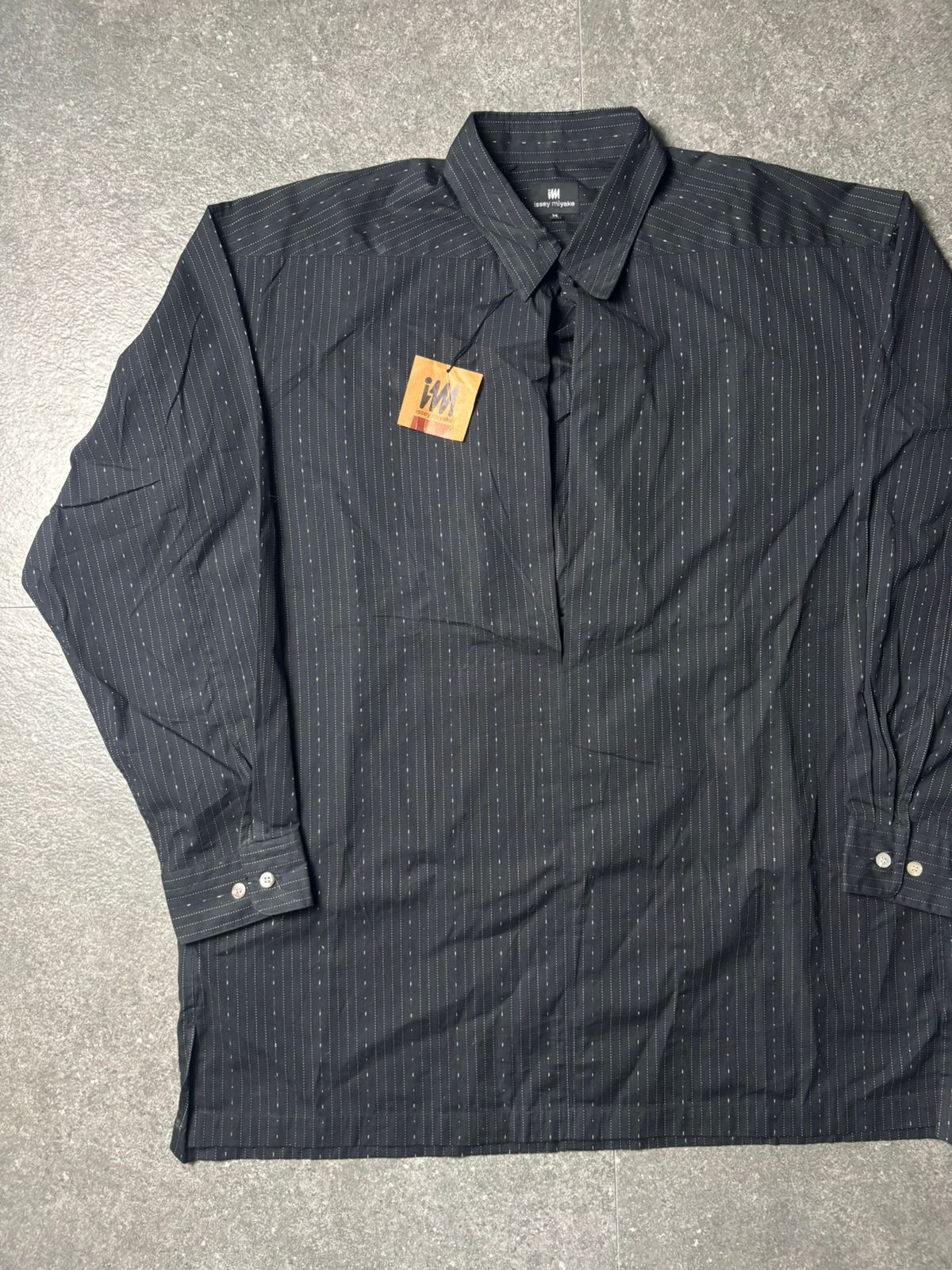 Issey Miyake BNWT 1990s Issey Miyake Hamilton Shirt Size US L / EU 52-54 / 3 - 4 Thumbnail