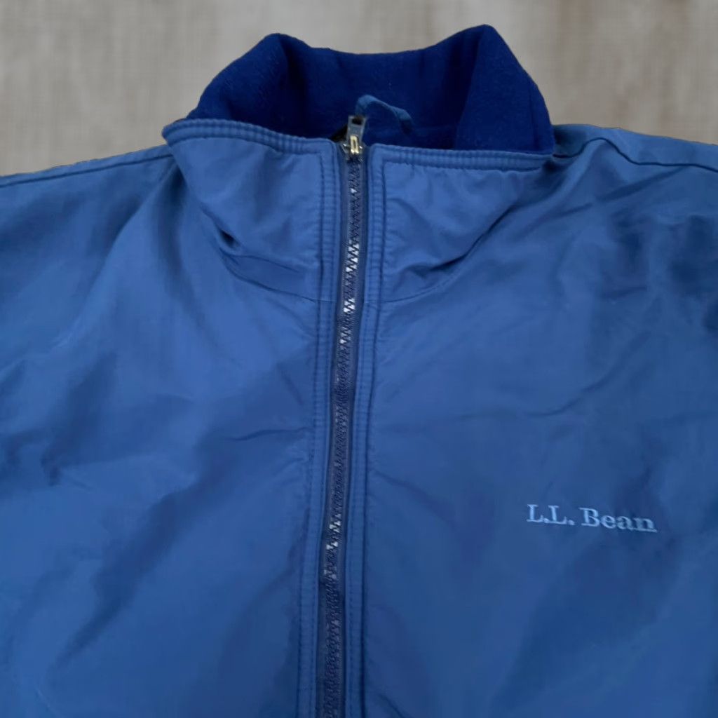 Vintage VINTAGE L.L. Bean Jacket Men Large Blue Bomber Coat Fleece Lined Wool? Size US L / EU 52-54 / 3 - 1 Thumbnail