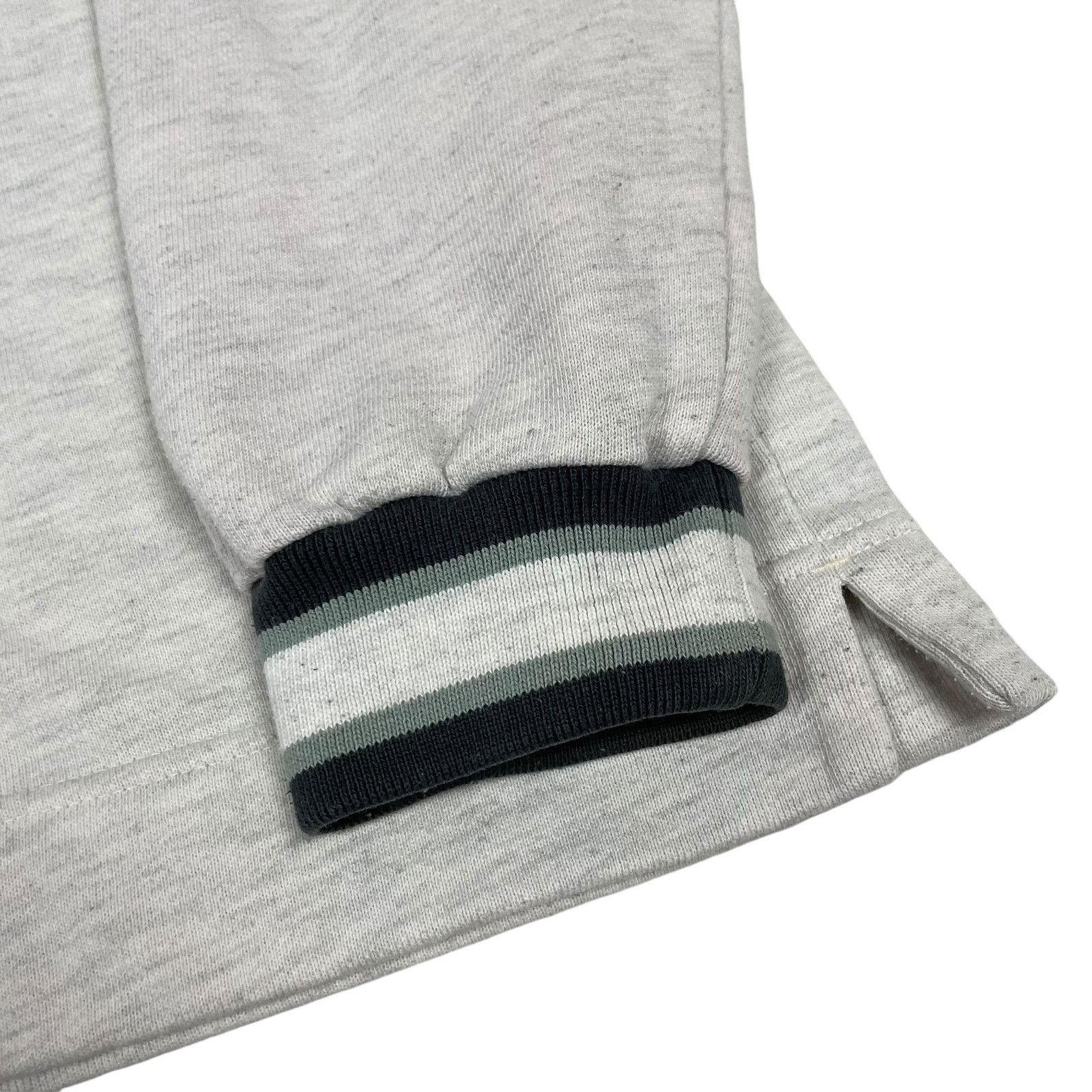 Nike × Vintage Vintage Nike Men Gray Swoosh Collared Long Sleeve Polo Shirt Size US L / EU 52-54 / 3 - 8 Thumbnail