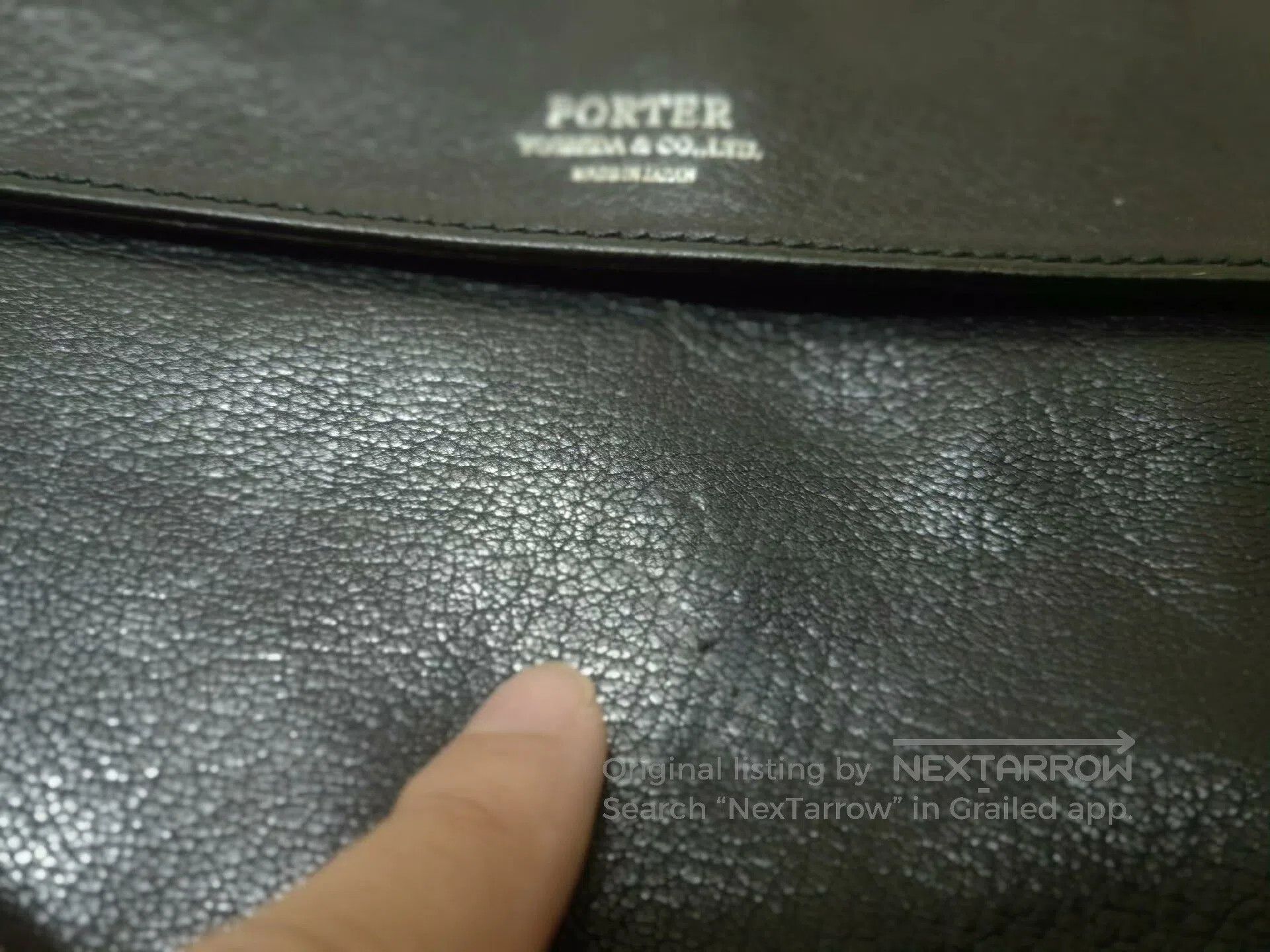 Porter porter rambler leather shoulder bag with logo. Size ONE SIZE - 7 Thumbnail