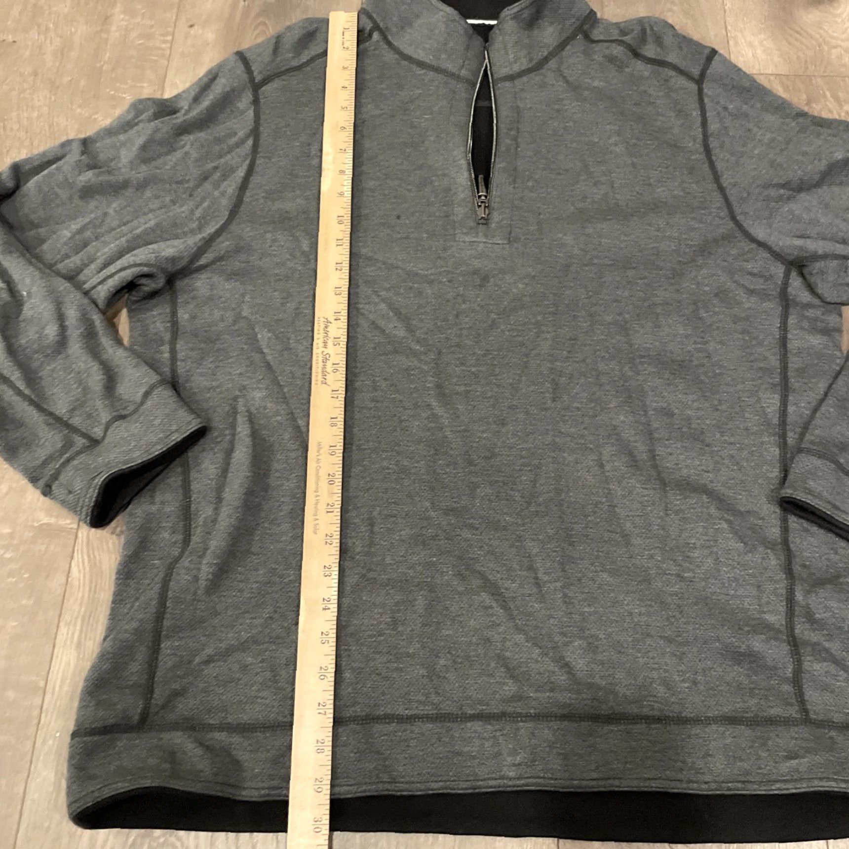 Tommy Bahama VINTAGE Tommy Bahama Quarter Zip Sweater Mens XL Reversible Blue Casual Beach Size US XL / EU 56 / 4 - 2 Thumbnail