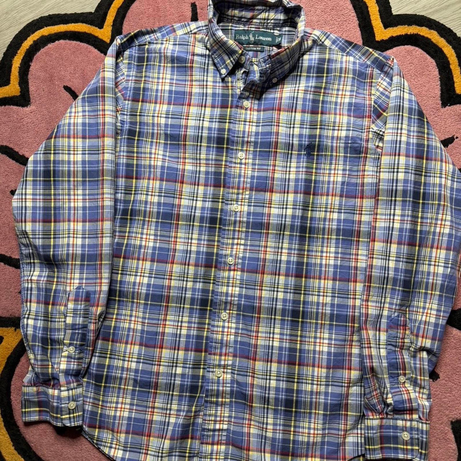 Polo Ralph Lauren × Ralph Lauren Polo Ralph Lauren Plaid Embroidered Logo Button Up Shirt Size US M / EU 48-50 / 2 - 2 Thumbnail