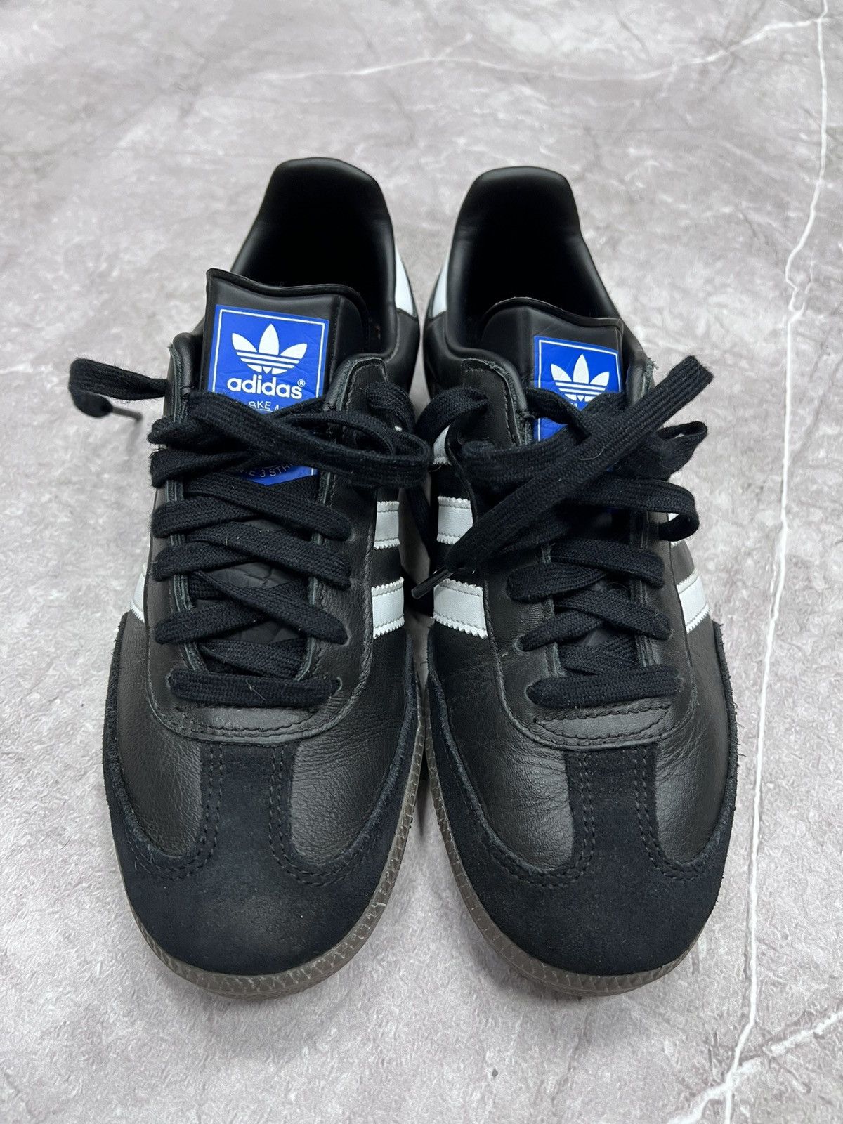 Adidas × Vintage Vintage Leather Adidas Samba Margiela Style Sneakers Size US 9.5 / IT 39.5 - 4 Thumbnail