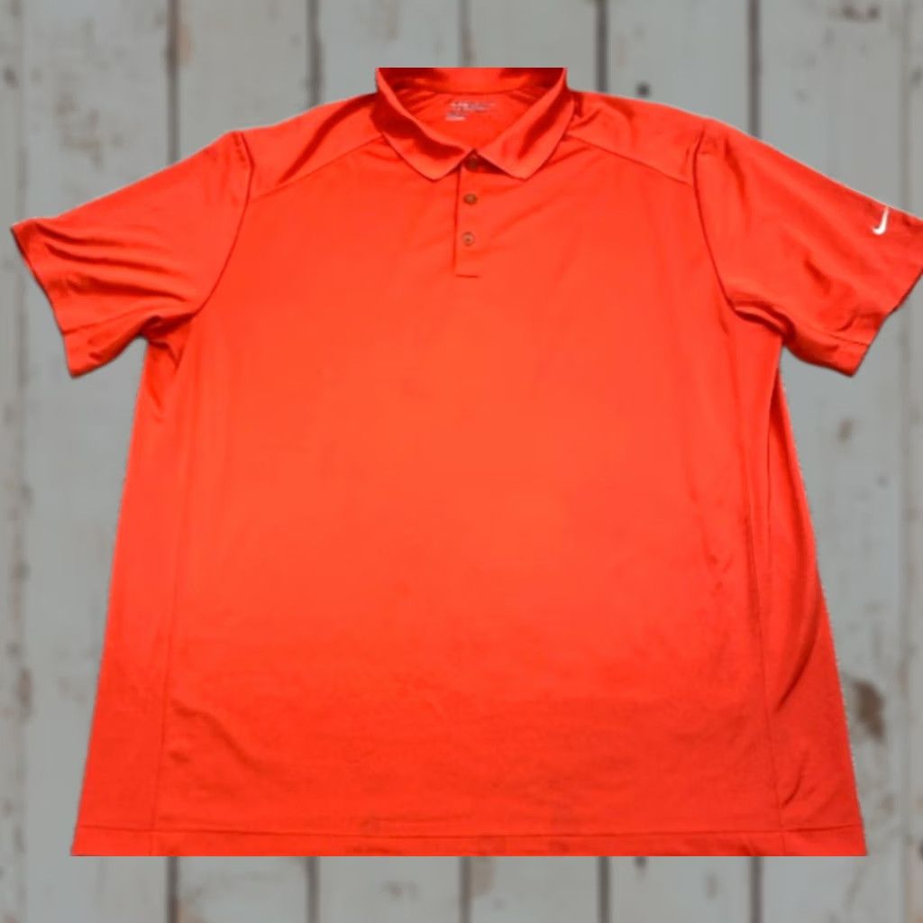 Nike Nike Golf Polo Shirt Tour Performance Dri-Fit Men's 2XL Short Sleeve Orange 5471 Size US XXL / EU 58 / 5 - 1 Thumbnail