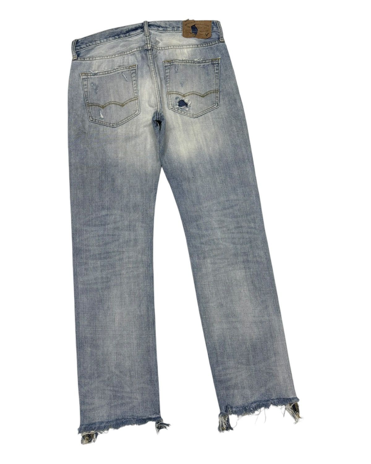Japanese Brand × Vintage Vintage Ripped Distressed Denim Jeans American Eagle Slim Size US 33 - 6 Thumbnail