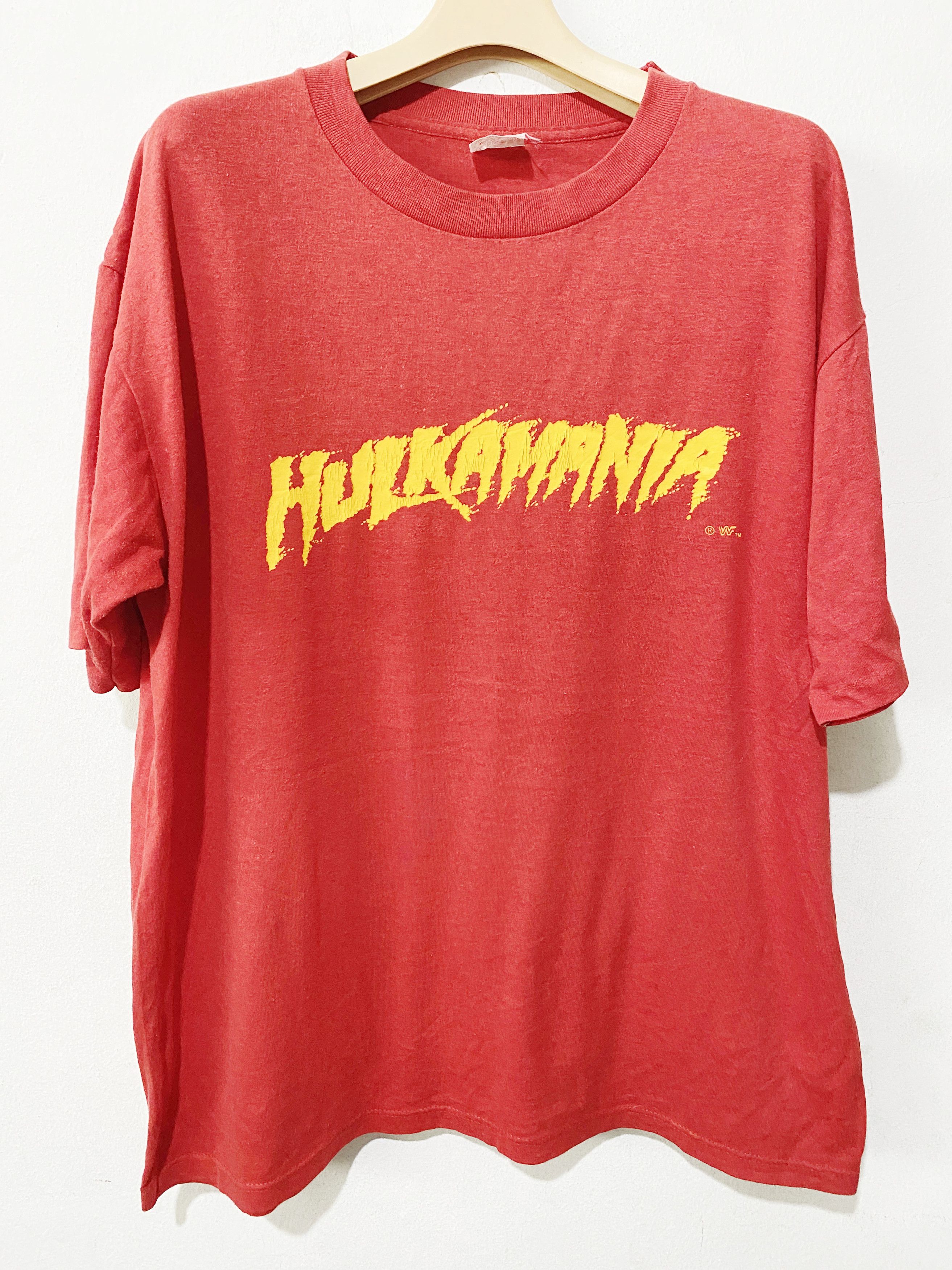Vintage × WCW/nWo × WWF Vintage 80s Hulk Hogan Shirt Size US XL / EU 56 / 4 - 1 Thumbnail