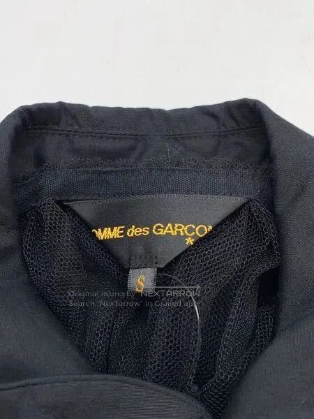 Comme des Garcons COMME des GARCONS Black Mesh Jacket. Size US S / EU 44-46 / 1 - 3 Thumbnail