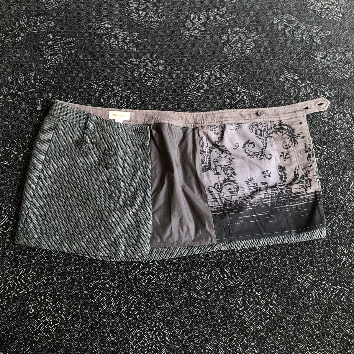 Diesel DIESEL button fly mini skirt Size 29" - 19 Thumbnail