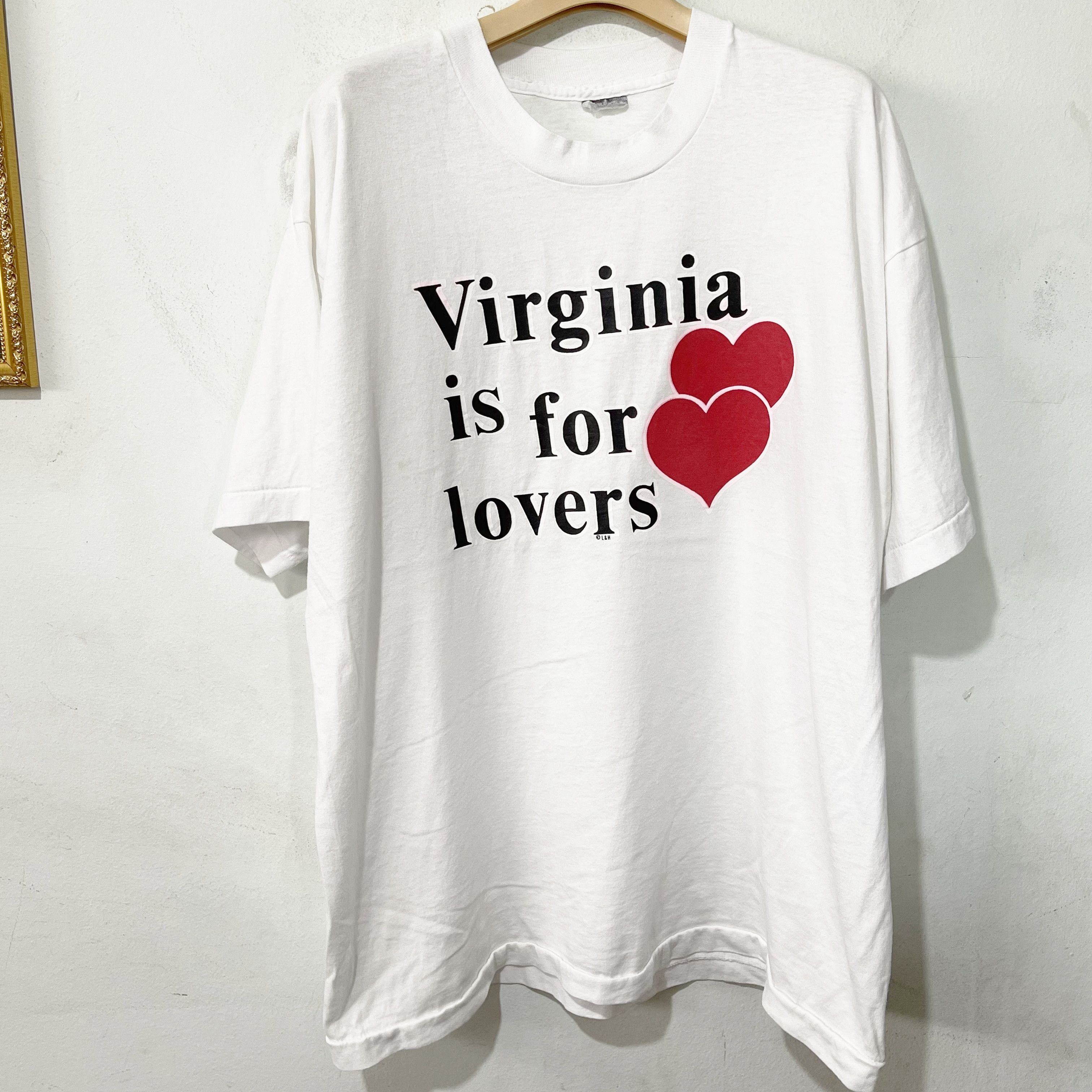Vintage Vintage 90s Virginia Is For Lovers T-Shirt Size US XL / EU 56 / 4 - 1 Thumbnail