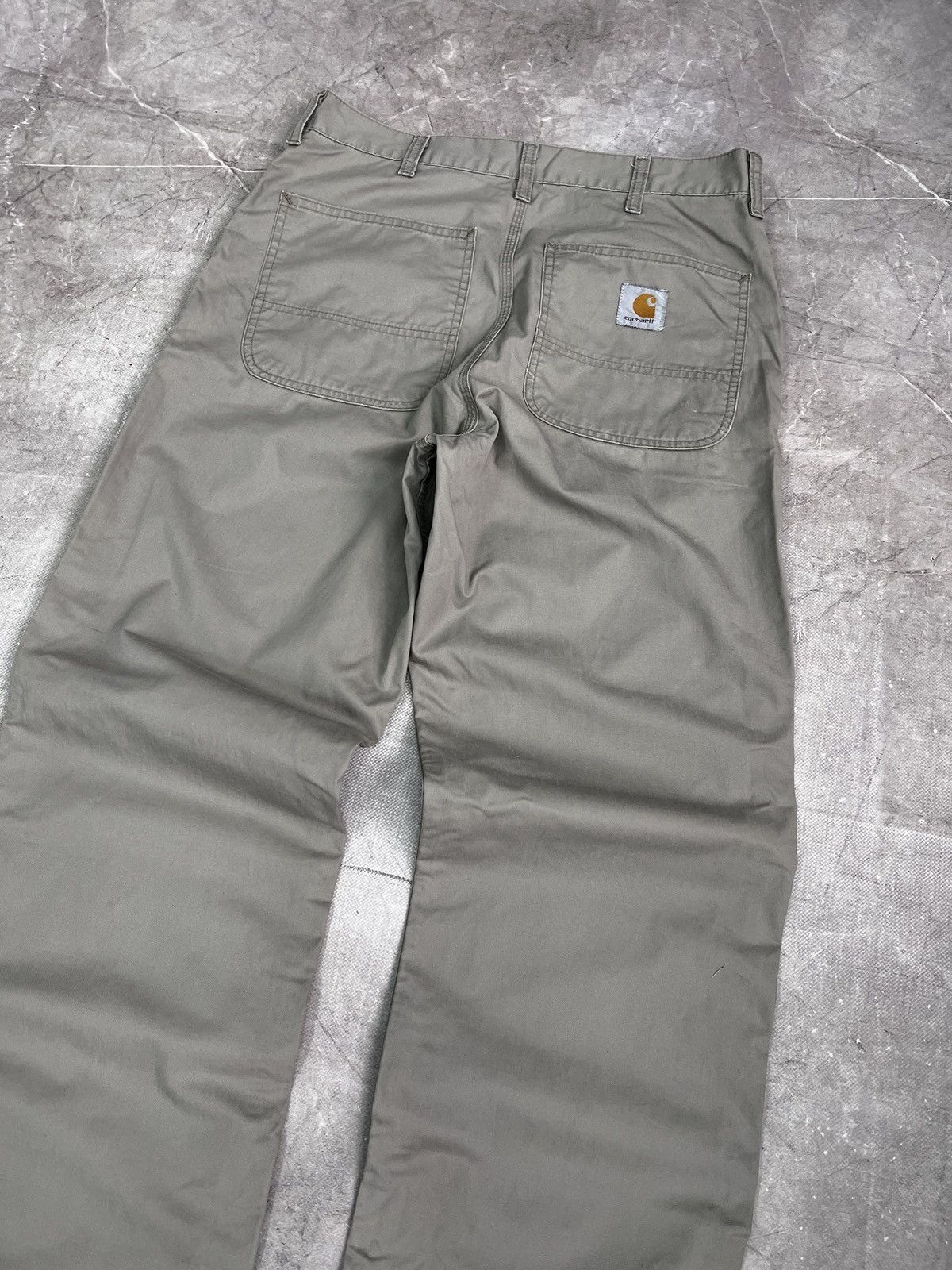 Carhartt Carhartt work pants faded distressed double knee carpenter Size US 31 - 8 Thumbnail