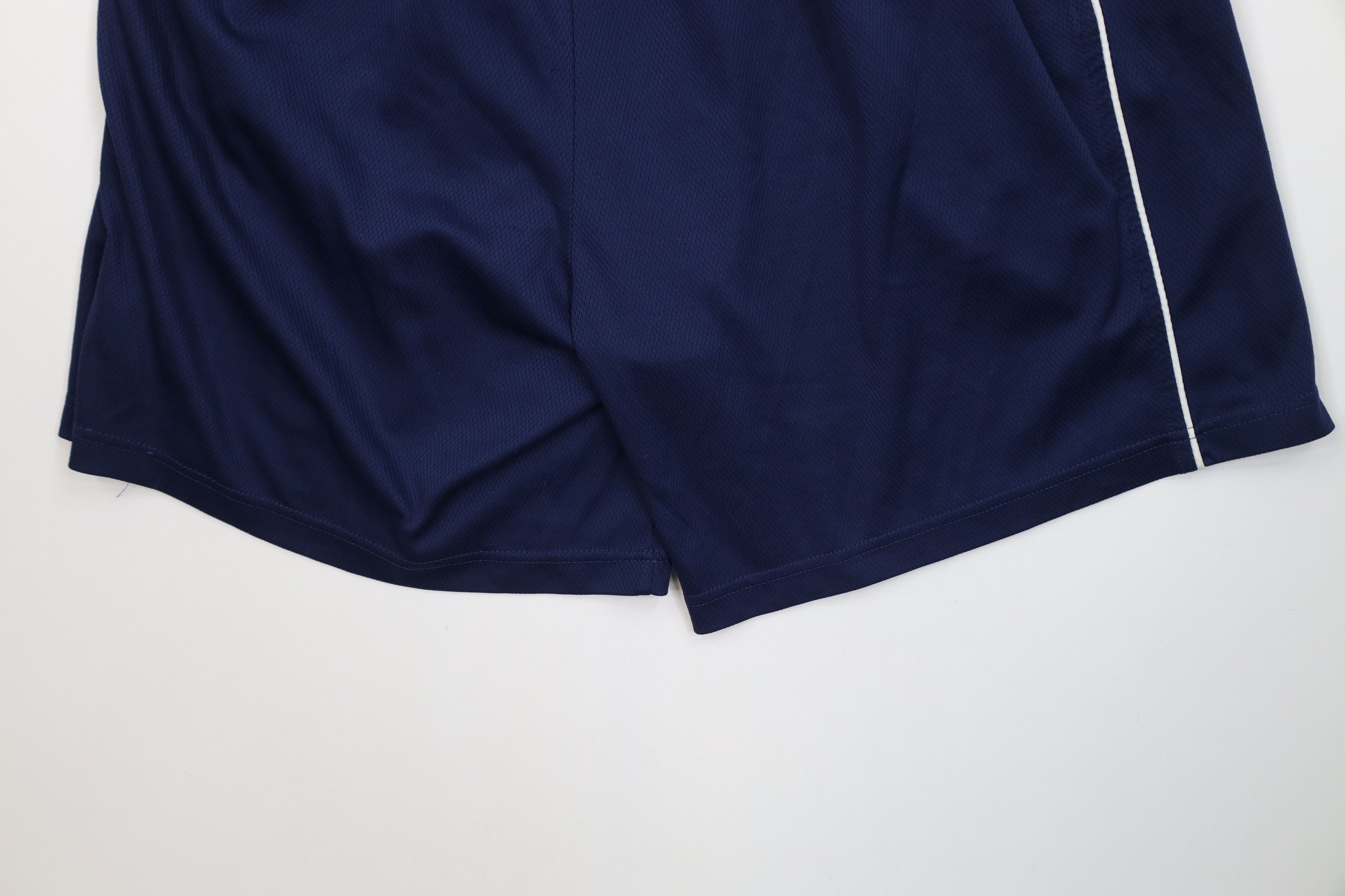 Reebok Vintage 90s Y2K Reebok Knit Above Knee Gym Shorts Blue Size US 36 / EU 52 - 12 Thumbnail