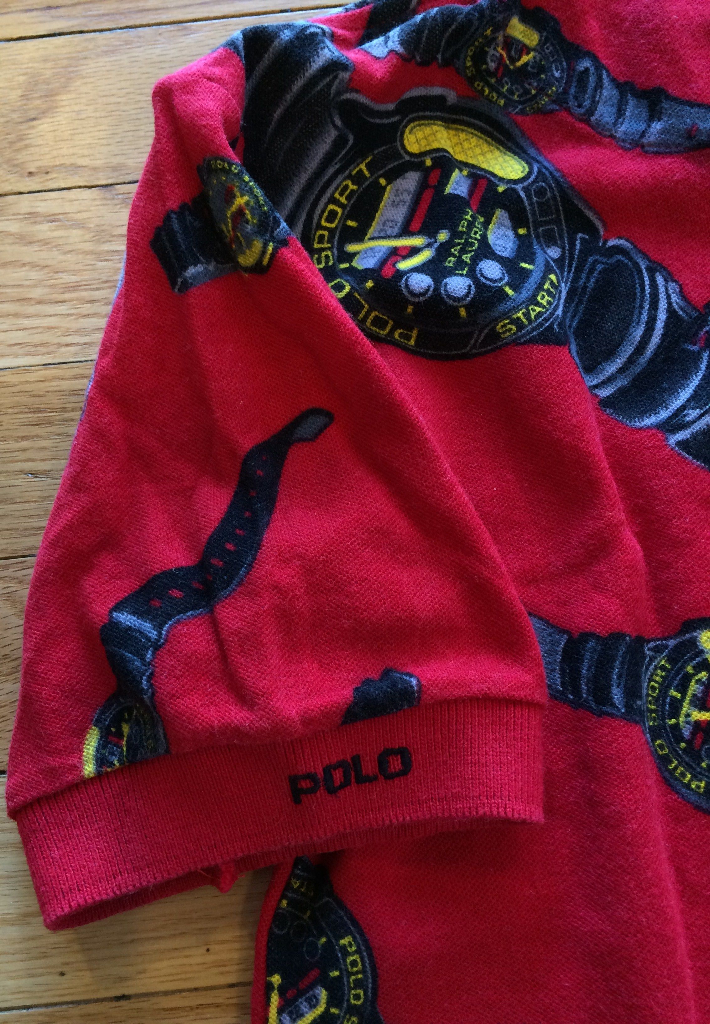 Polo Ralph Lauren Vintage 90s Polo Sport Ralph Lauren Watches Shirt Size US S / EU 44-46 / 1 - 7 Thumbnail