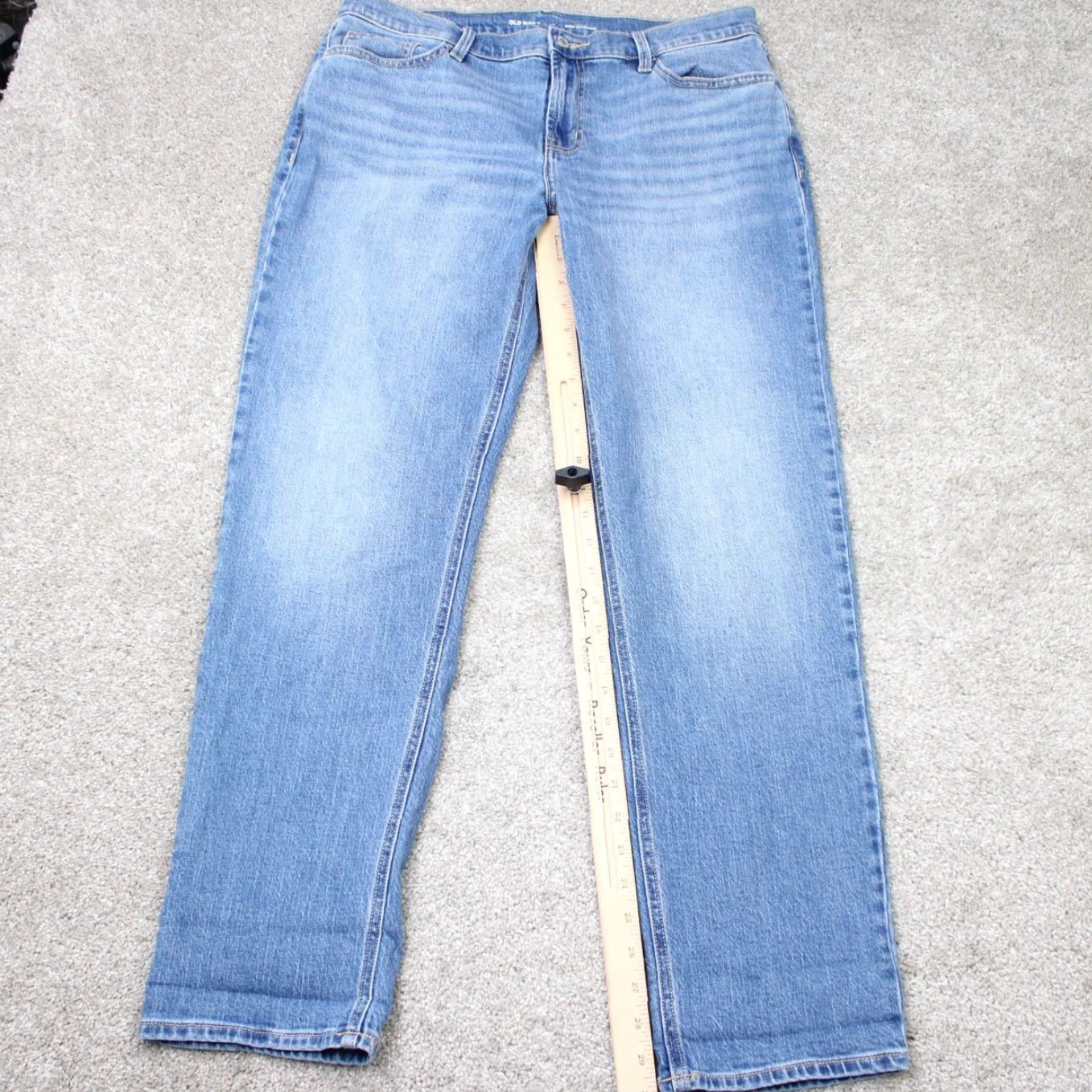 Old Navy Old Navy Jeans Women 10 Blue Mid-Rise WOW Boyfriend Denim (34x30) Size 10 Regular Stretch Jeans Womens Old Navy Boyfriend Blue Denim 5-Pocket Size 32" / US 10 / IT 46 - 2 Thumbnail