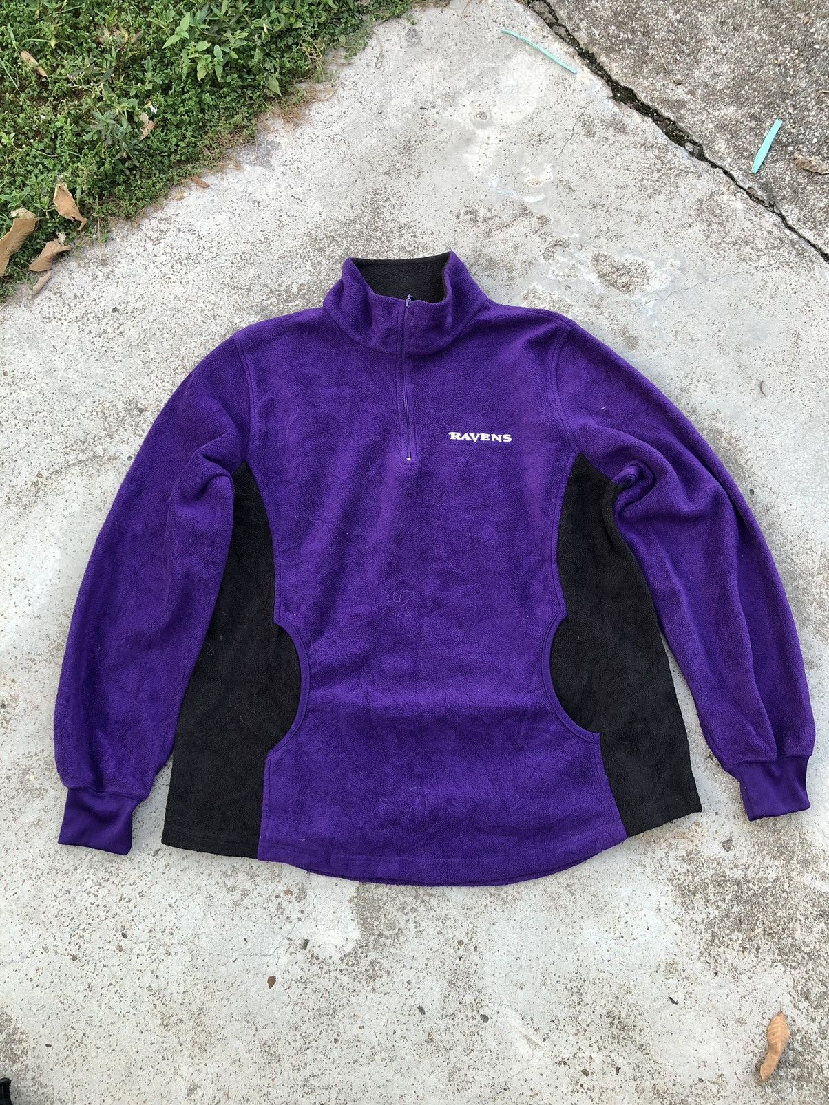 NFL × Sports Specialties BALTIMORE RAVENS HALF ZIP FLEECE JACKET Size XL / US 12-14 / IT 48-50 - 1 Thumbnail