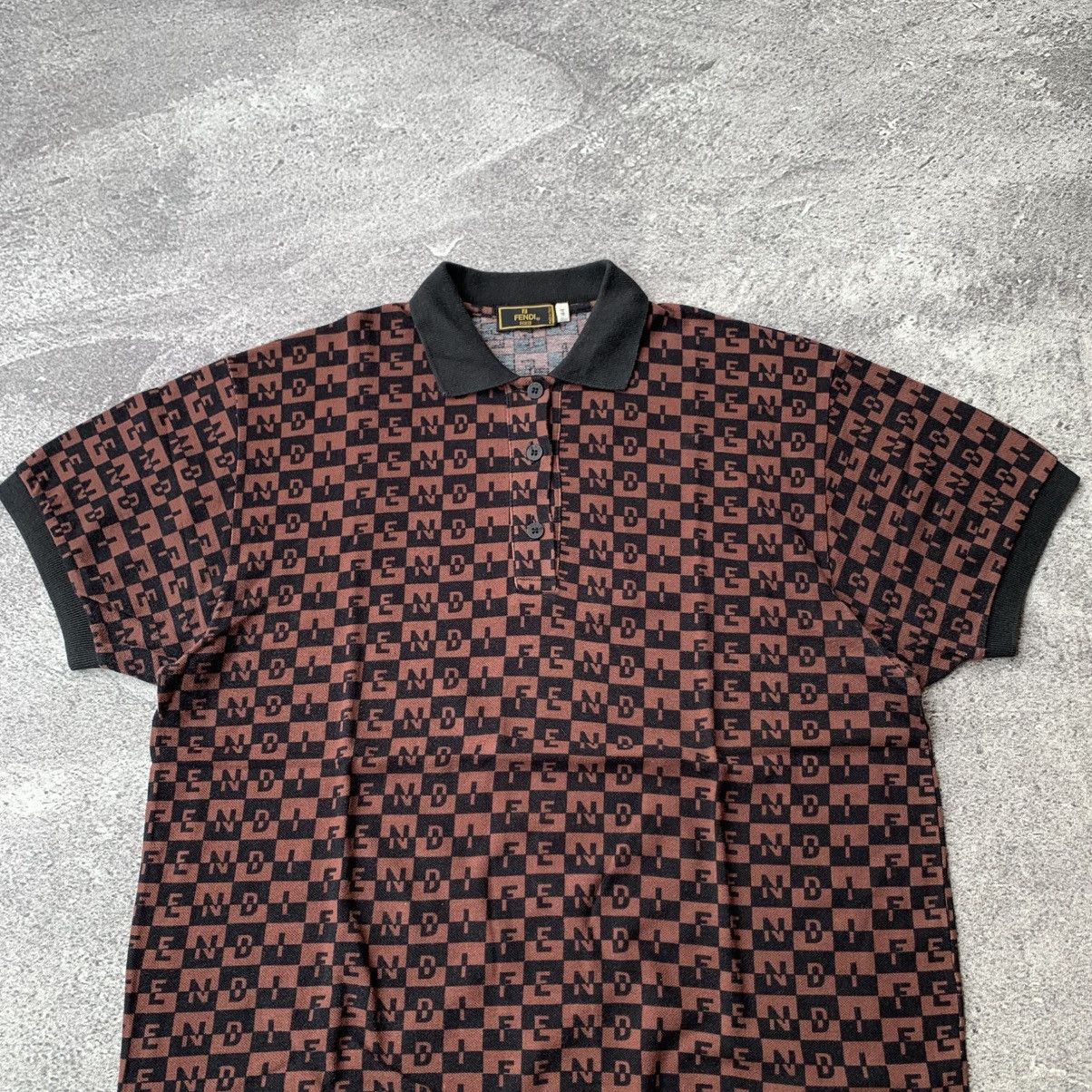 Fendi Fendi monogram Polo Tee Size US M / EU 48-50 / 2 - 2 Thumbnail
