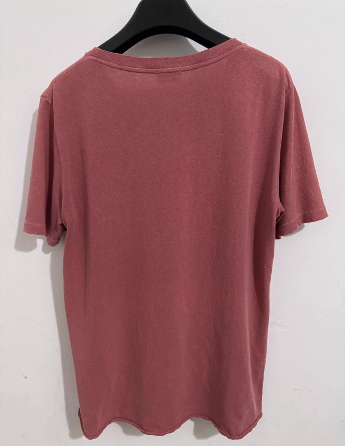 Saint Laurent Paris SLP 18SS Pink Graphic Distressed Slogan Short Sleeve T-Shirt Size US S / EU 44-46 / 1 - 2 Thumbnail
