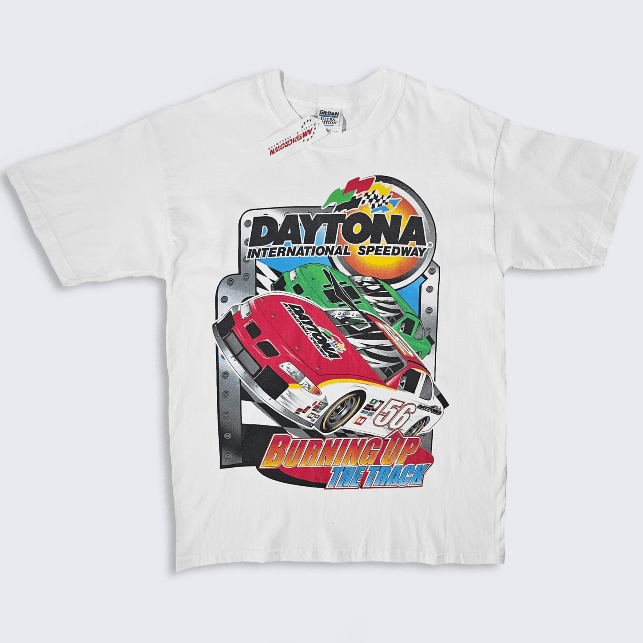 Vintage NASCAR Vintage Daytona 500 Racing T-Shirt Size US L / EU 52-54 / 3 - 1 Thumbnail