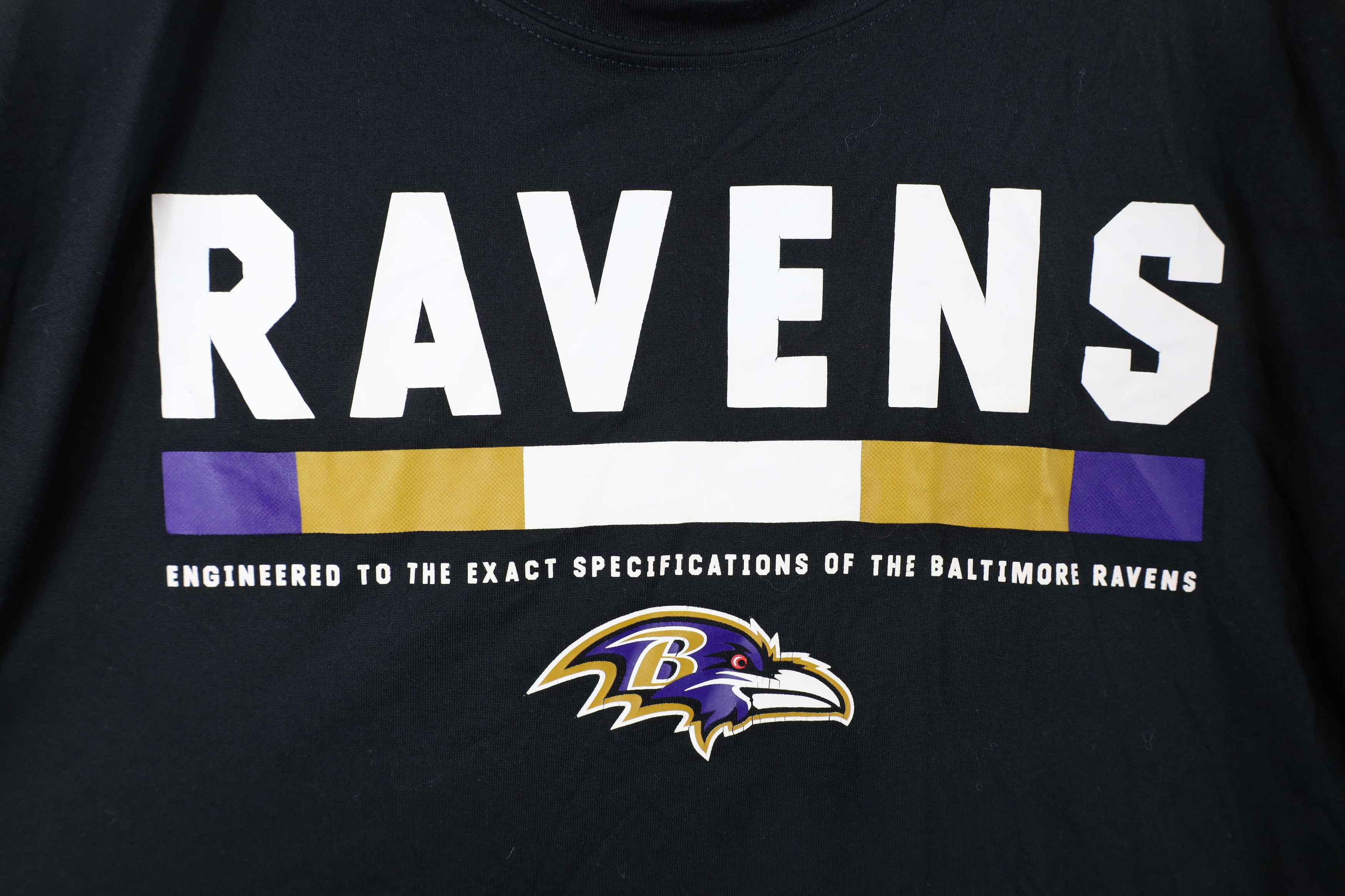 Nike × Vintage Nike Out Baltimore Ravens Football Long Sleeve T-Shirt Black Size US XL / EU 56 / 4 - 5 Thumbnail