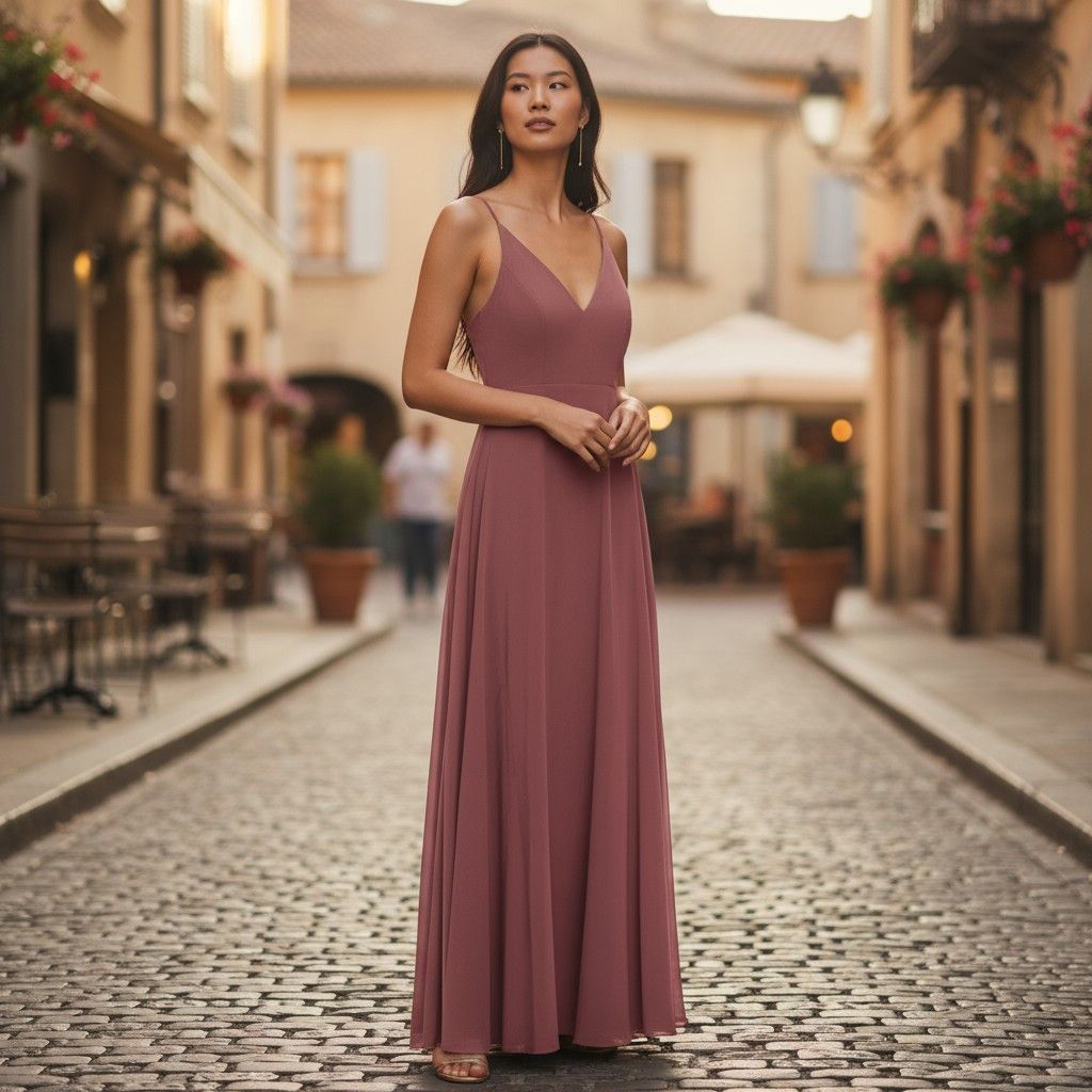 sachin and babi light blue dress Chiffon Gold Maxi Dress - V-Neck, Full Length, Foil Sun