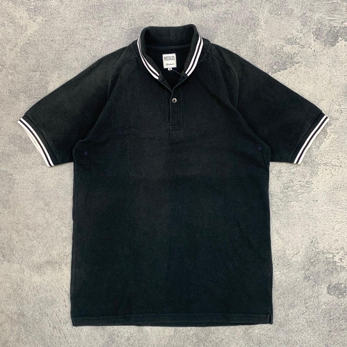 Needles 90s Needles Nepenthes Twin Tipped Shawl Collar Polo Shirt Size US M / EU 48-50 / 2 - 1 Thumbnail