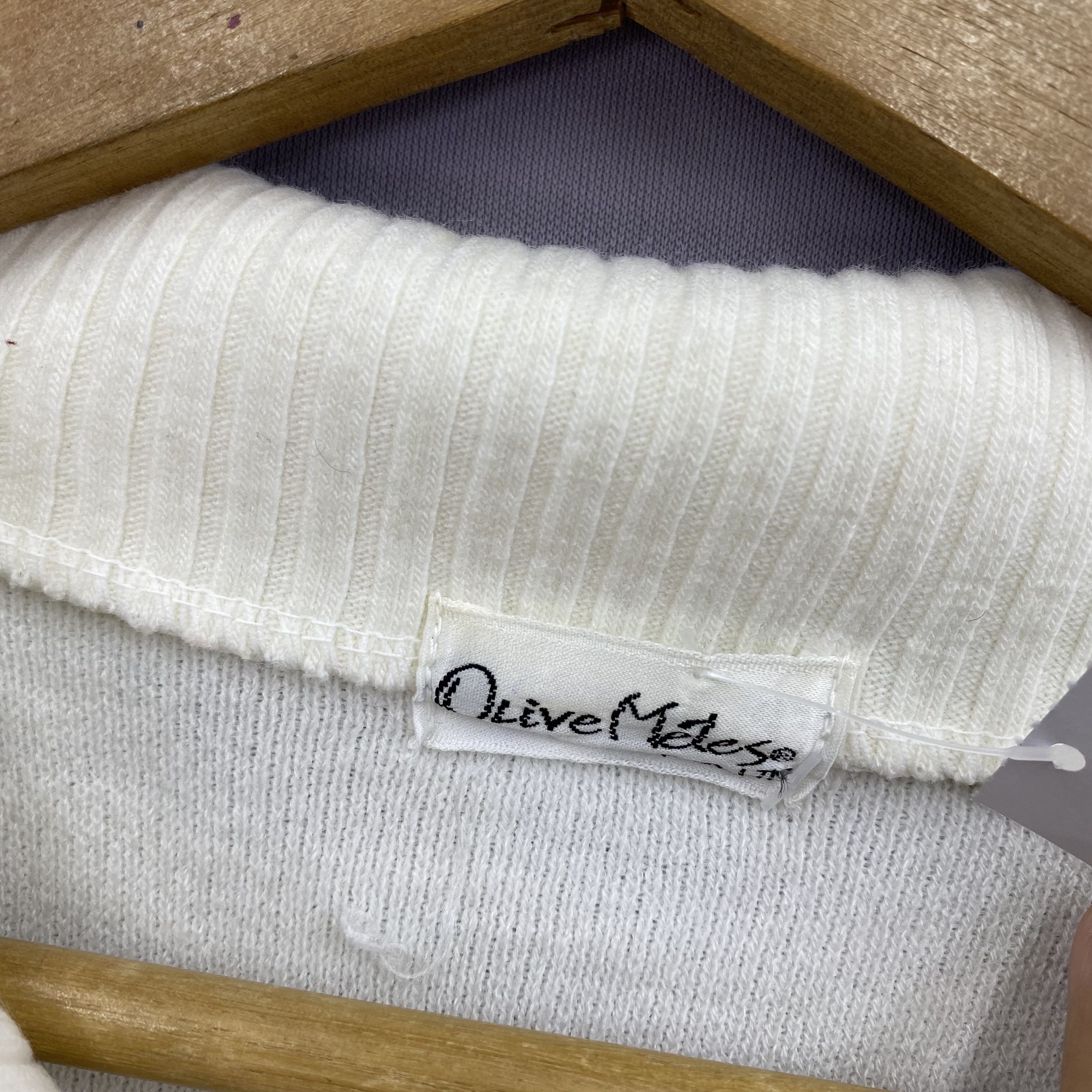 Japanese Brand Vintage 90s Olive Motese Knitwear Sweater Sweatshirt Jumper Size US M / EU 48-50 / 2 - 3 Thumbnail