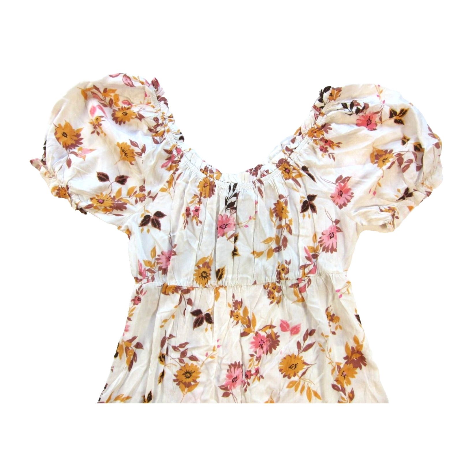 Pinko Luxology Sun Dress M Midi Floral Shirt Dress Pink Rayon Fit & Flare Womens Size M / US 6-8 / IT 42-44 - 5 Thumbnail